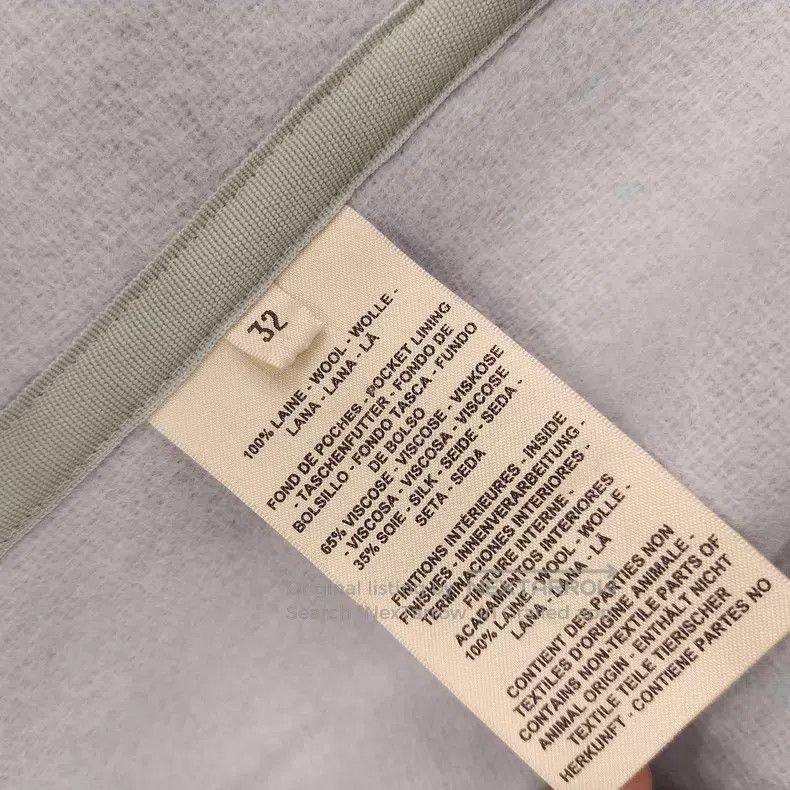 Hermes Hermes Light Blue Single-Breasted Wool Mid-Length Coat Size 4XL / US 24-26 - 4 Thumbnail