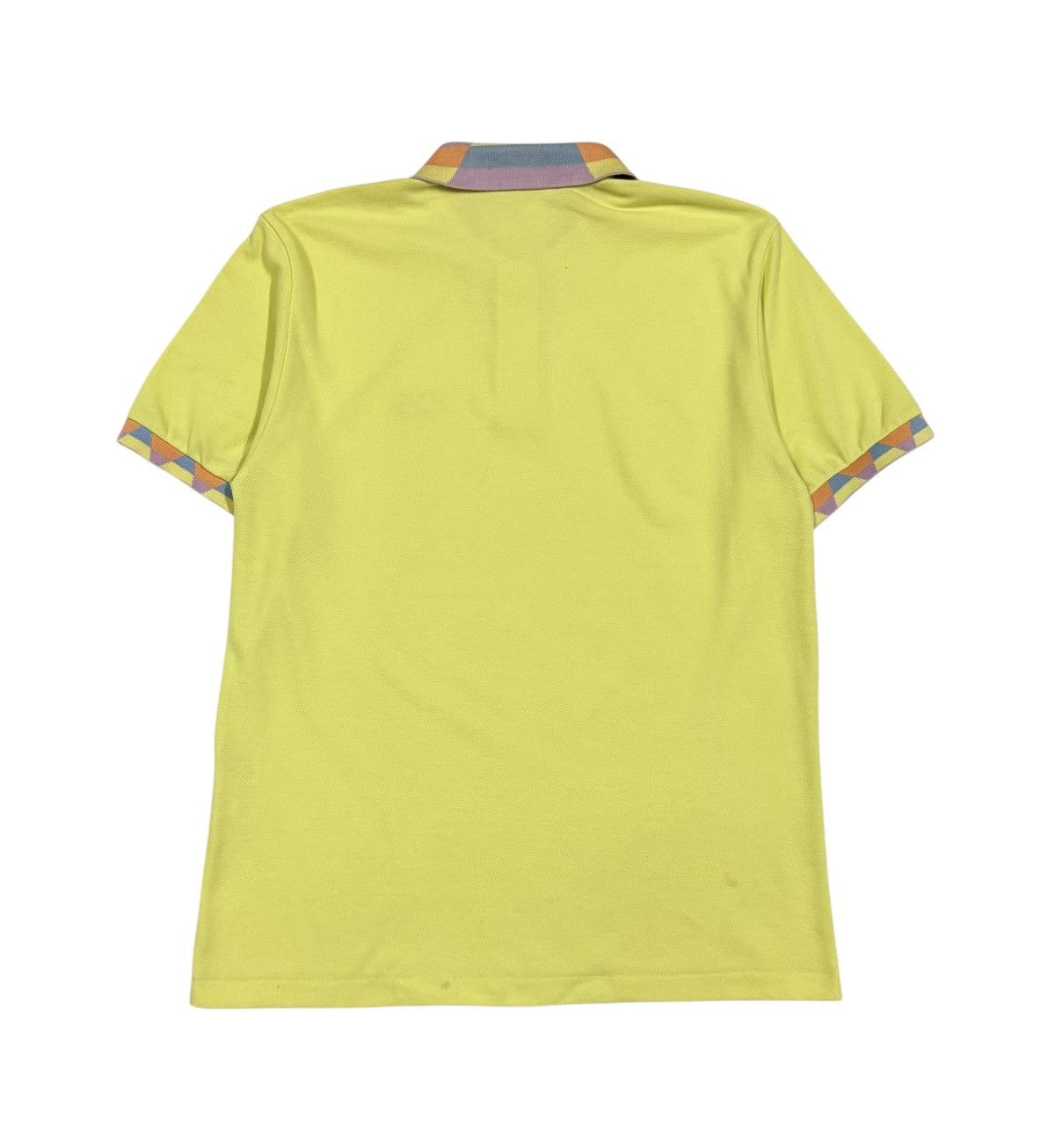 Balenciaga Vtg🔥Luxury BB Balenciaga Multicolor Ringer Polo Shirt Size US L / EU 52-54 / 3 - 2 Thumbnail