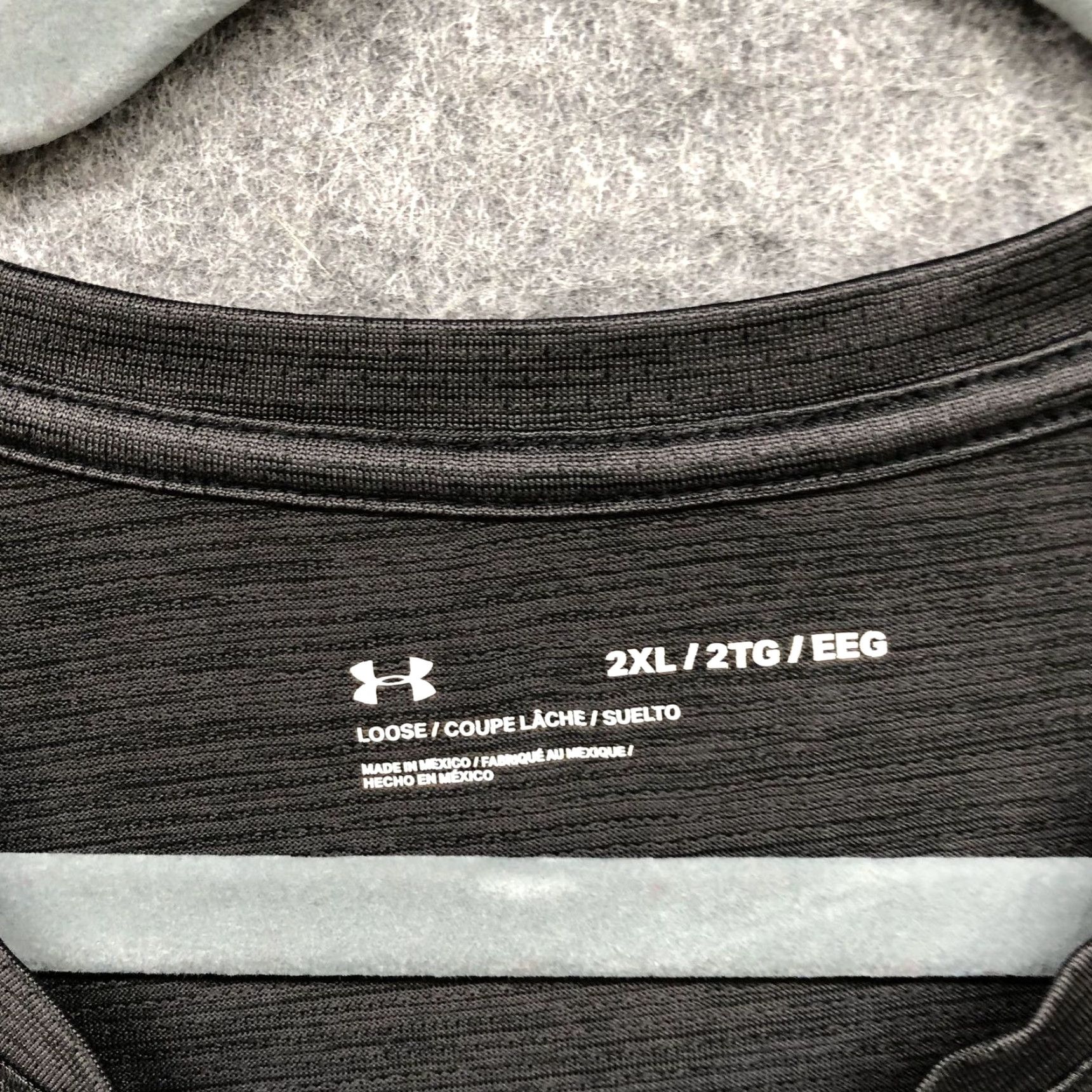 Under Armour Under Armour UA Active T Shirt Mens 2XL Dark Gray Crewneck Loose Short Sleeve Shirt Mens Size US XXL / EU 58 / 5 - 5 Thumbnail