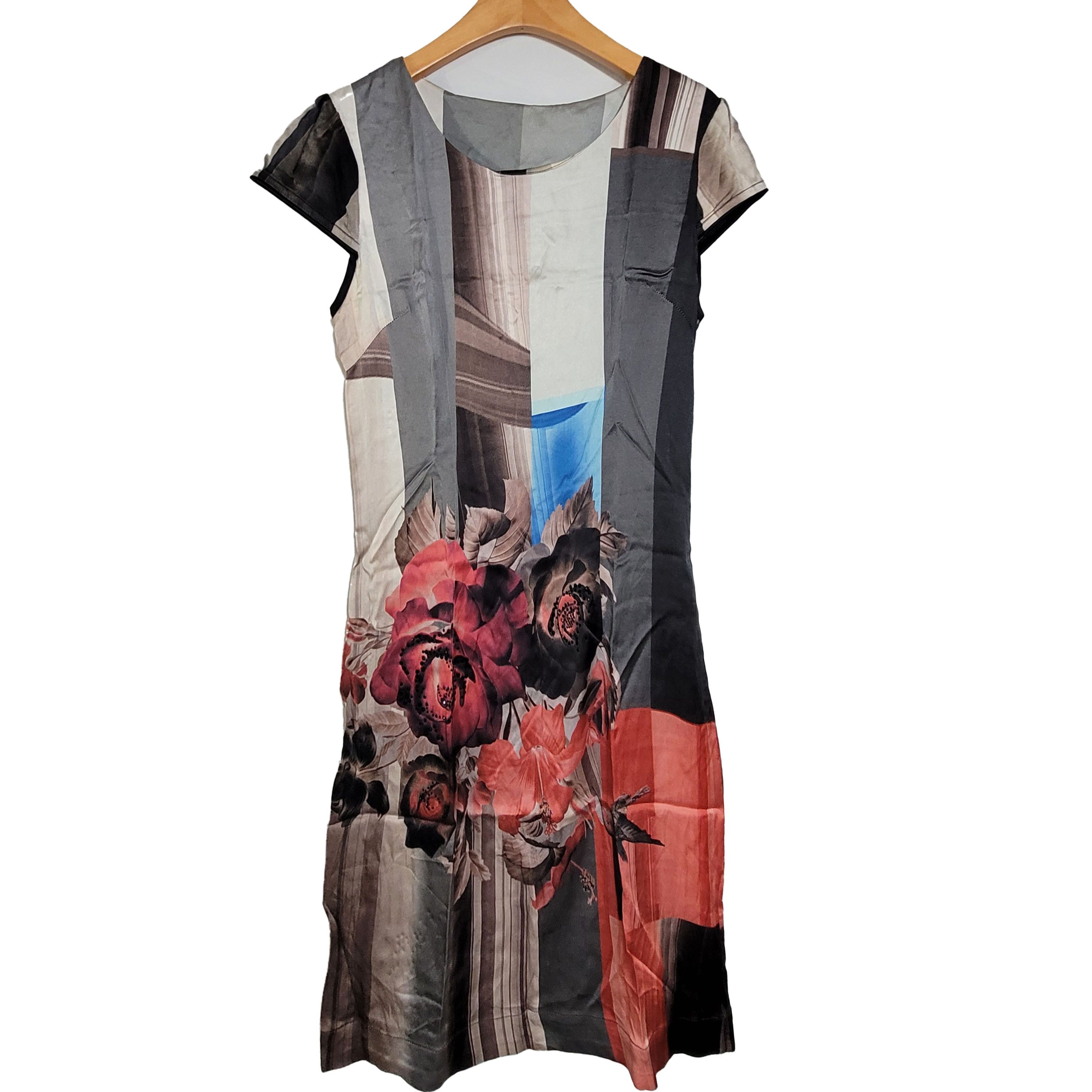Other Women's Silk Size S Short Sleeve Satin Tank Dress SCB959 Size S / US 4 / IT 40 - 1 Thumbnail