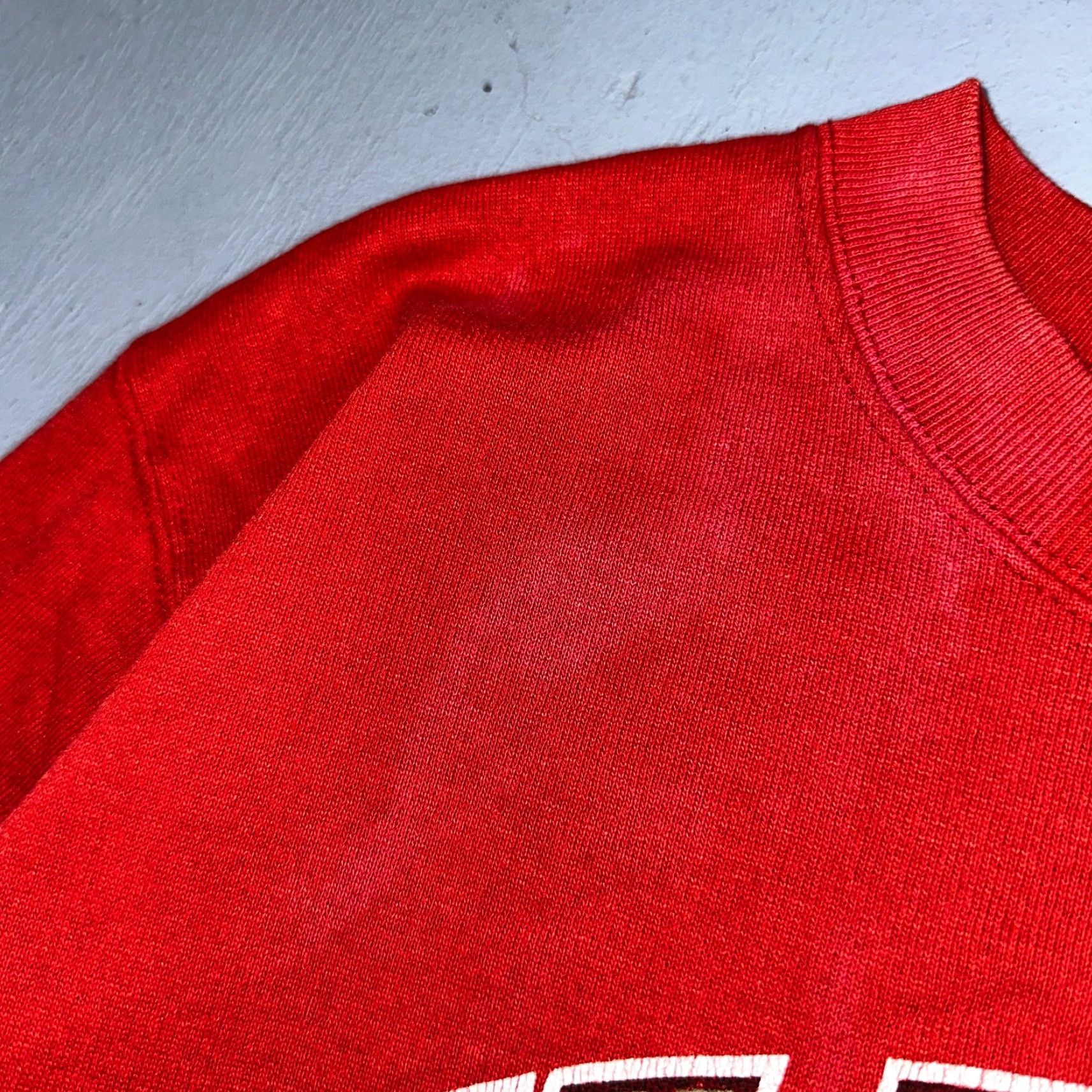 Vintage VINTAGE Trench Sweatshirt San Francisco 49ers Red Crewneck Long Sleeve M Adult Mens 80s Size US M / EU 48-50 / 2 - 3 Thumbnail