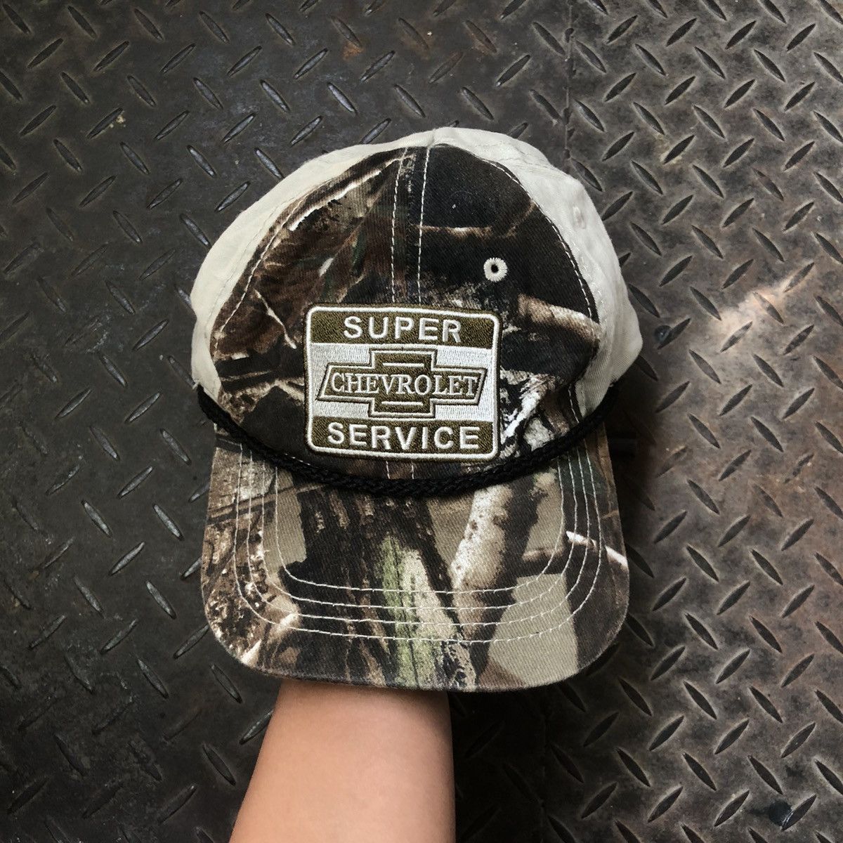 Realtree 🔥Crazy Vintage Realtree Chevrolet Embroidery Camouflage Hat Size ONE SIZE - 2 Thumbnail