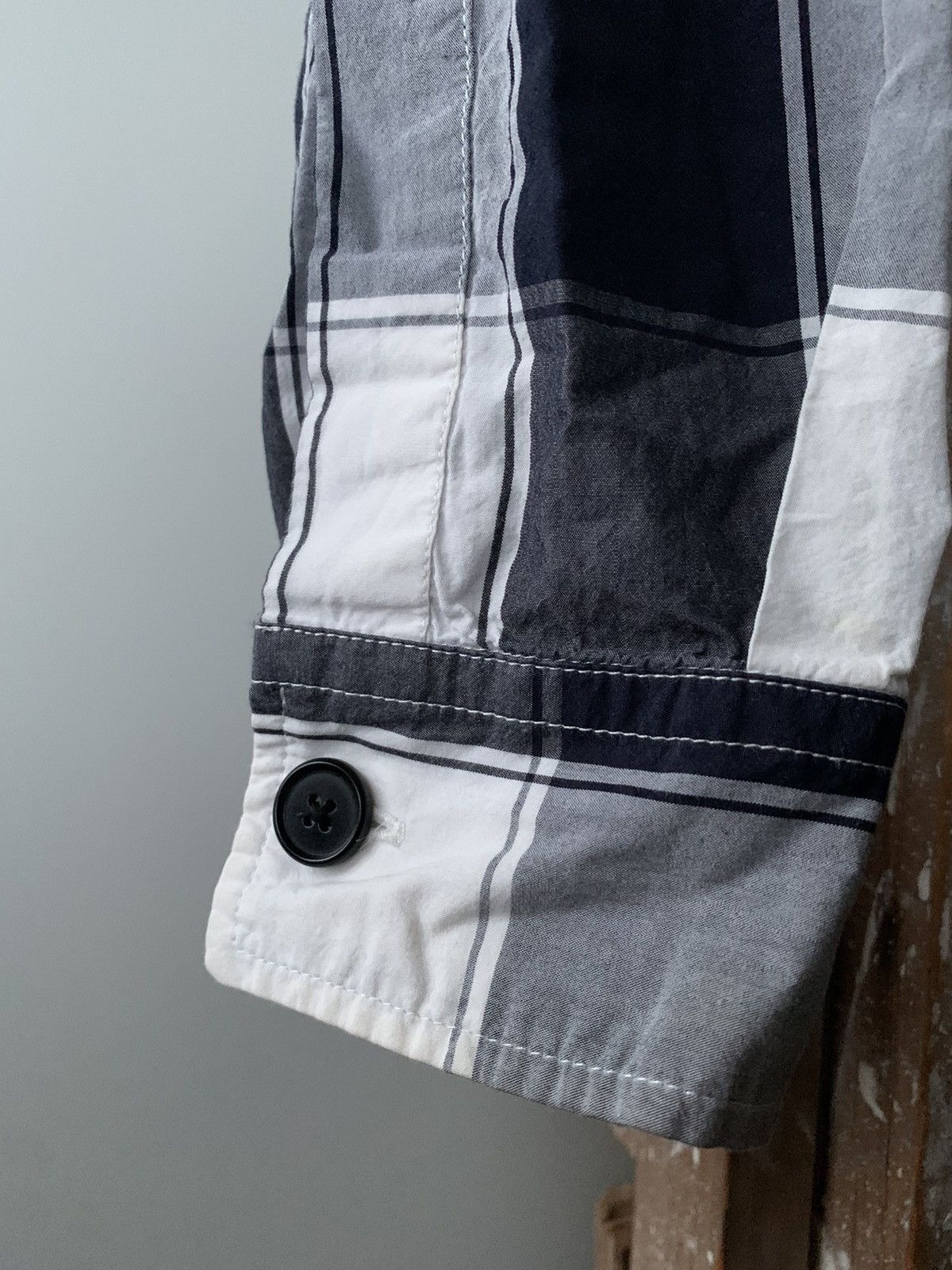 Maison Margiela MAISON MARGIELA DETACHABLE CHECK SLEEVE T-SHIRT LONGSLEEVE Size US M / EU 48-50 / 2 - 3 Thumbnail