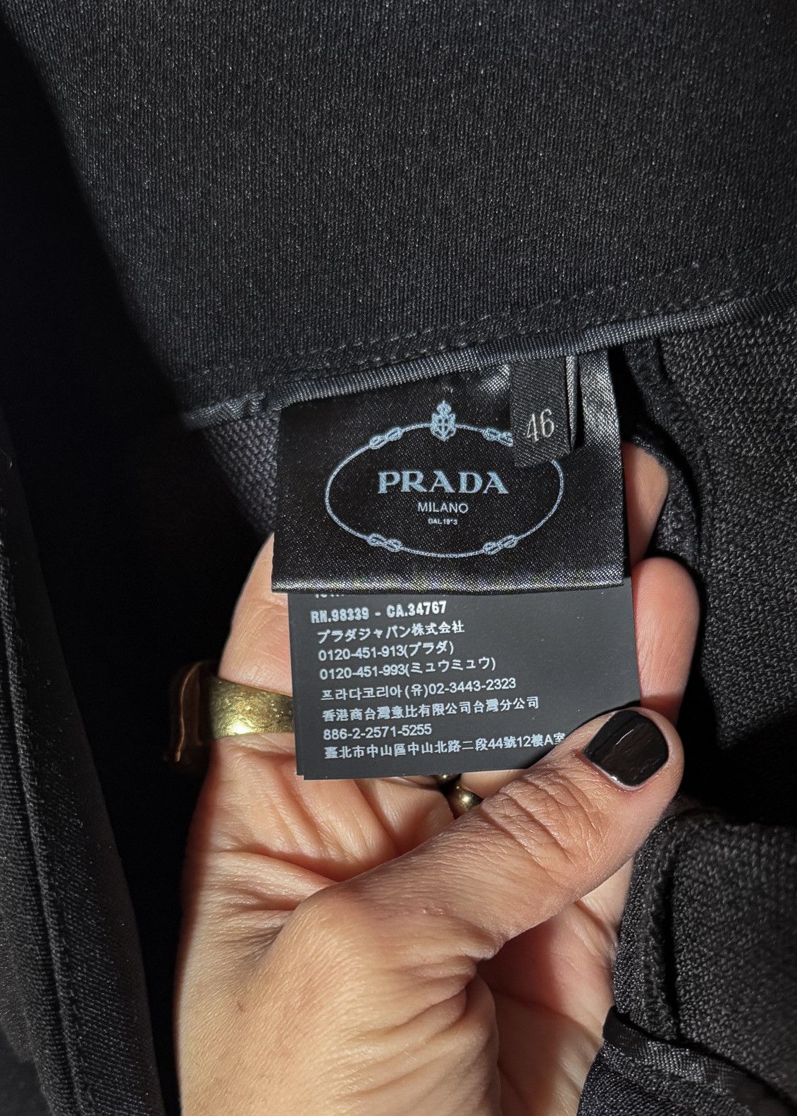 Prada Prada 2018 Black Belted Trousers Size 32" / US 10 / IT 46 - 11 Thumbnail