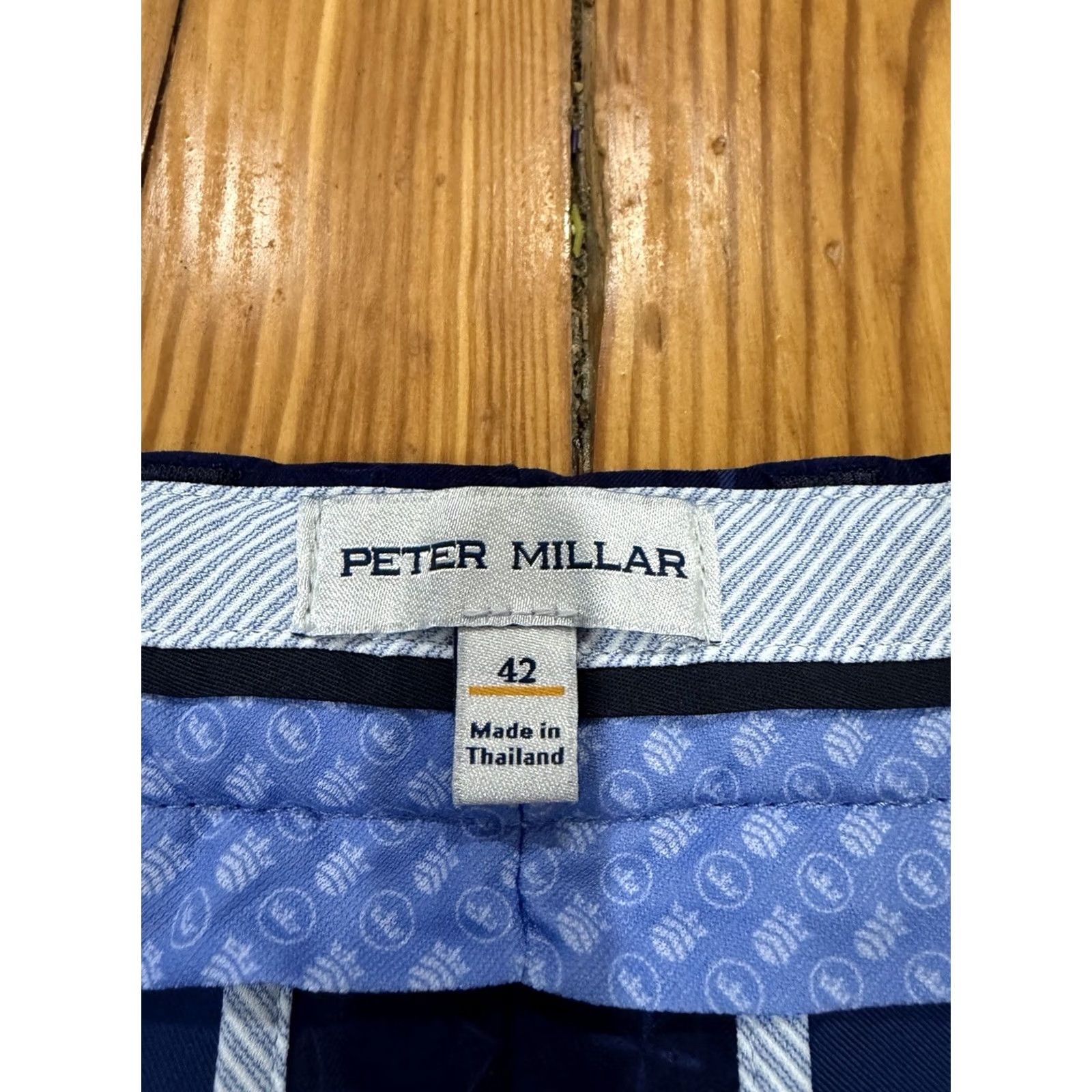 Peter Millar Peter Millar Salem Geo Paisley Performance Chino Men's Size 42 Sport Blue Size US 42 / EU 58 - 4 Thumbnail
