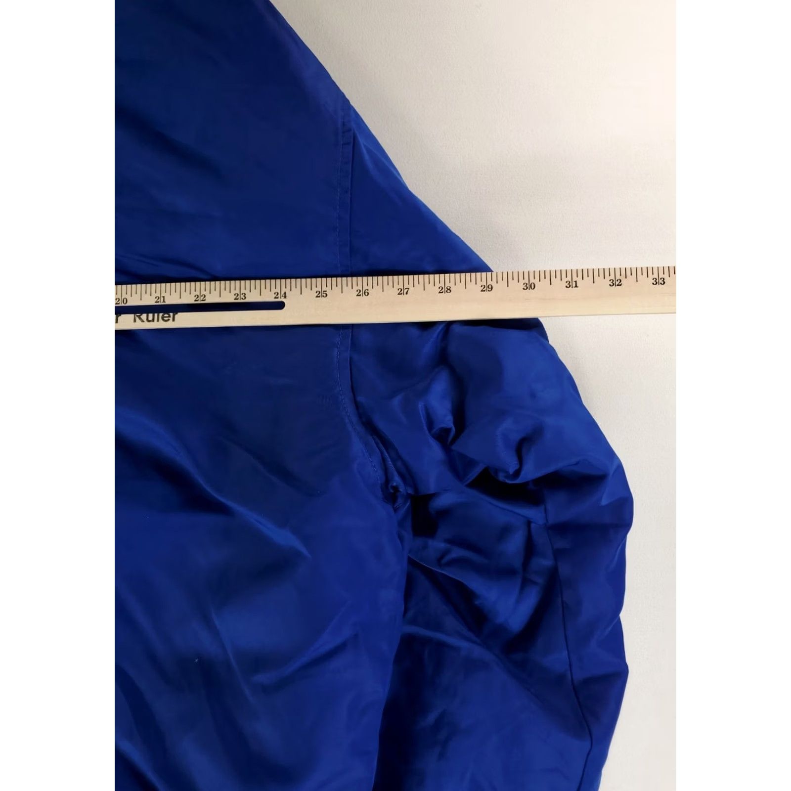Starter VINTAGE Starter Jacket VTG 90s University Kansas Full Zip Snap Embroidered Blue Mens 3XL Parka Jacket, Blue, 3XL Size US XXL / EU 58 / 5 - 7 Thumbnail