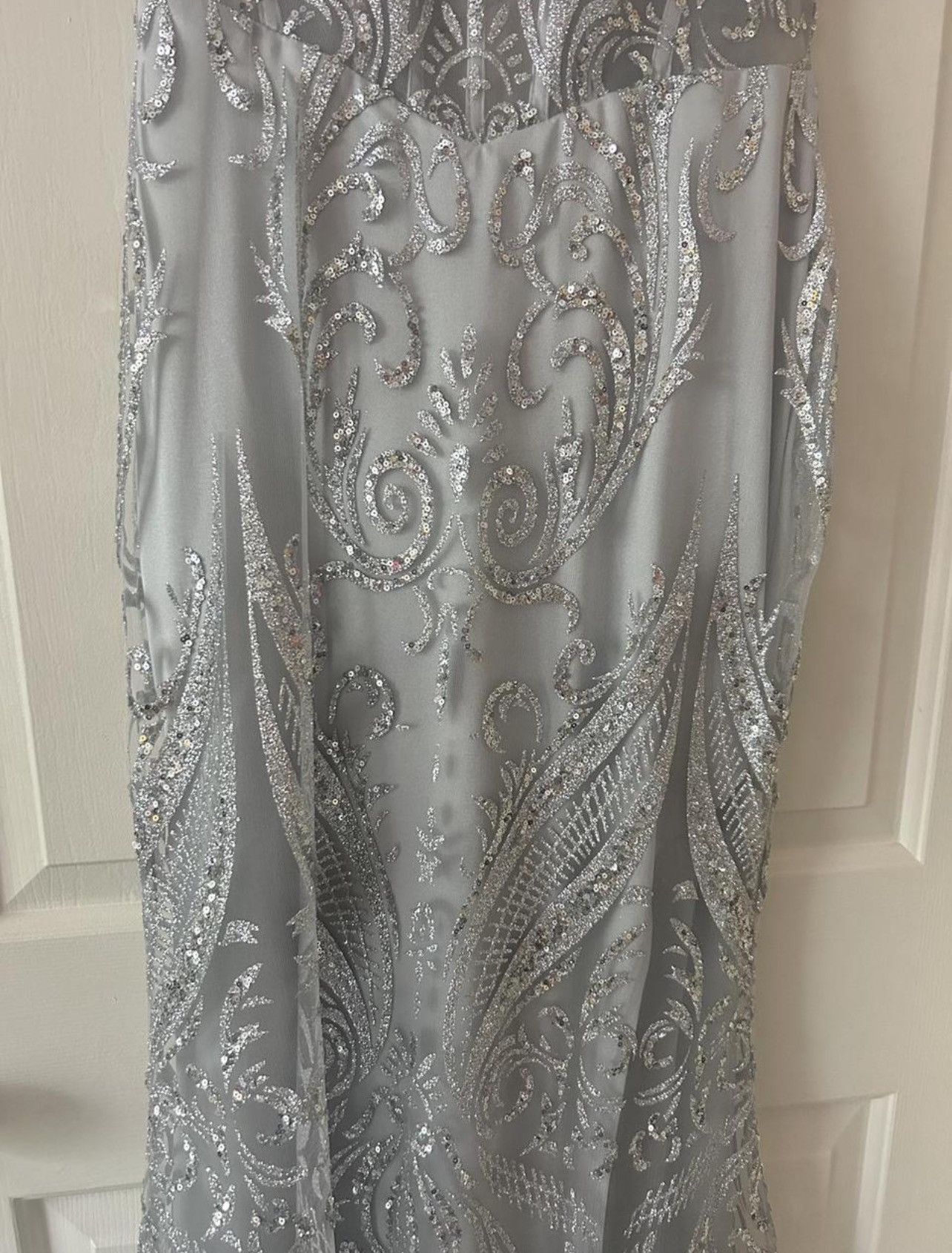 Other Silver prom dress with sequin detail Size S / US 4 / IT 40 - 3 Thumbnail