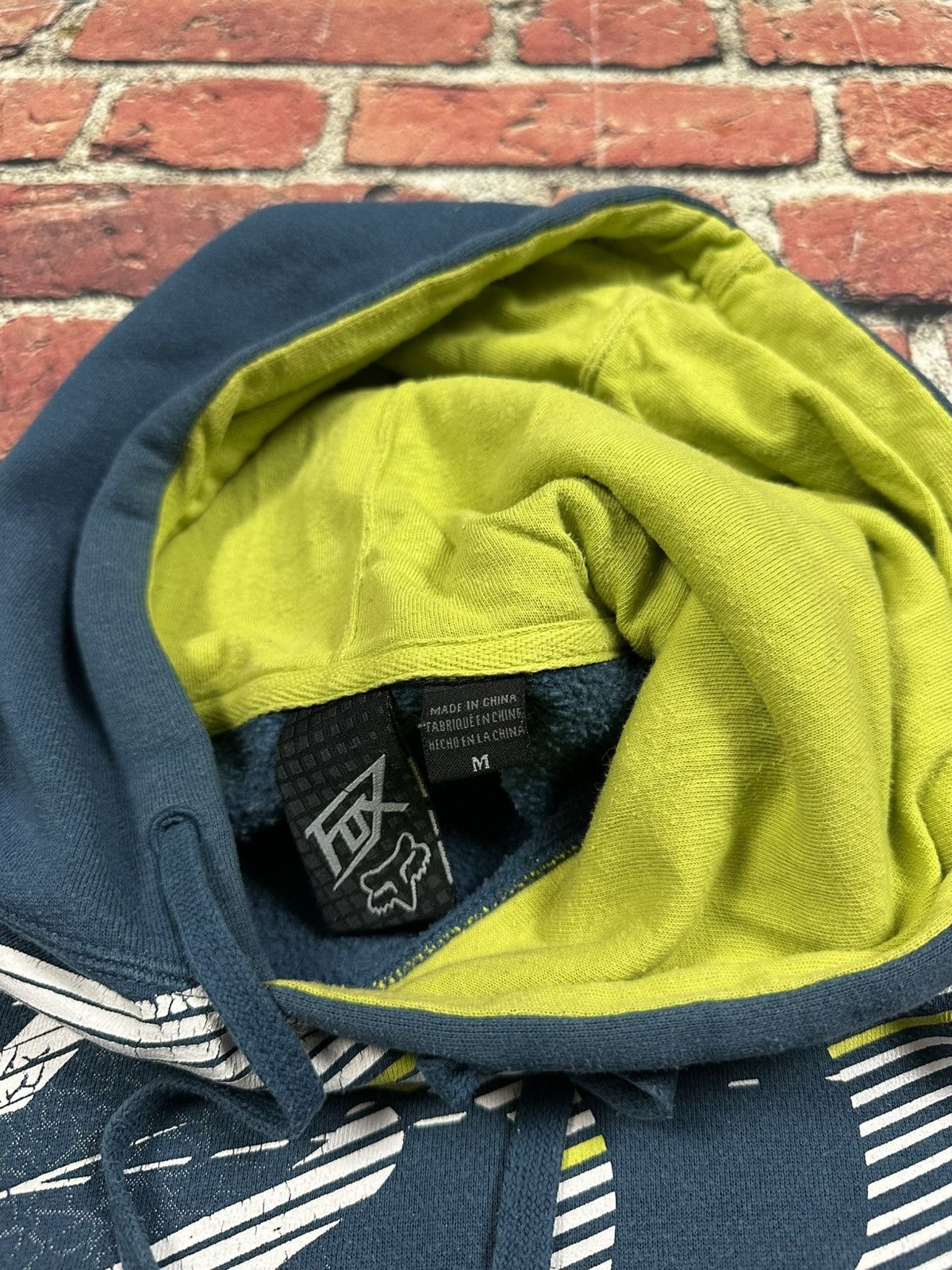 Fox Racing Y2K Vintage Fox Racing Hoodie Sweatshirt Cyber Grunge Size US M / EU 48-50 / 2 - 10 Thumbnail