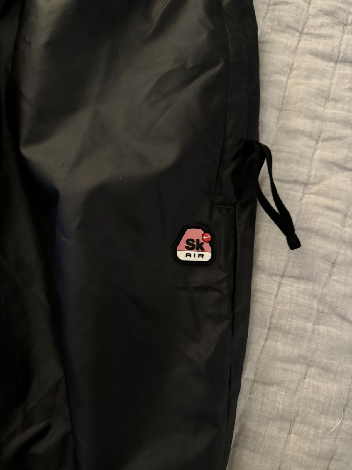Nike × Nike ACG Nike Pants Men Medium Black Mesh Lined Track Pants Ankle Zip Size US 33 - 2 Thumbnail