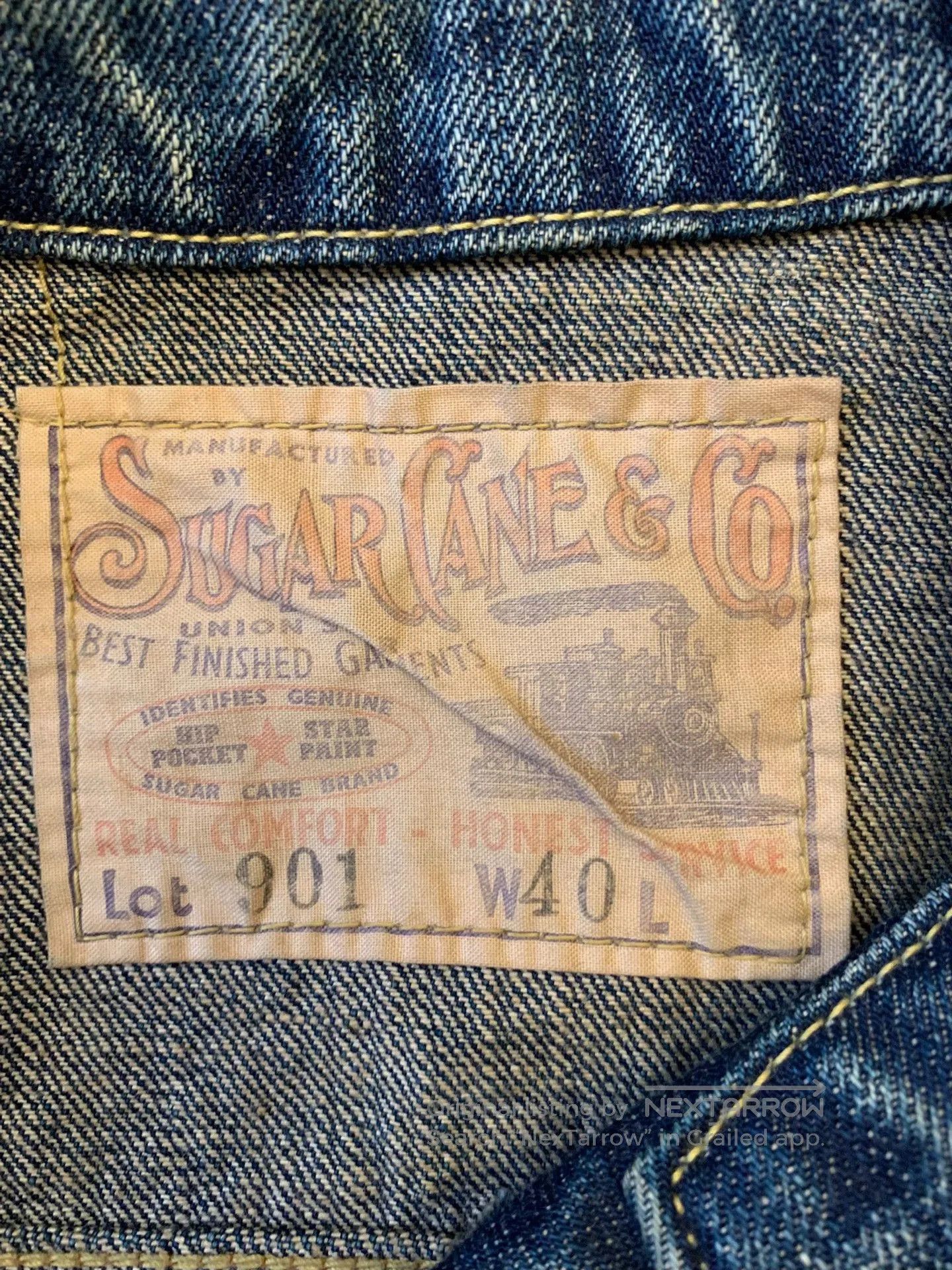 Sugar Cane Sugar Cane 901 Washed Denim Jacket. Size US XXS / EU 40 - 5 Thumbnail