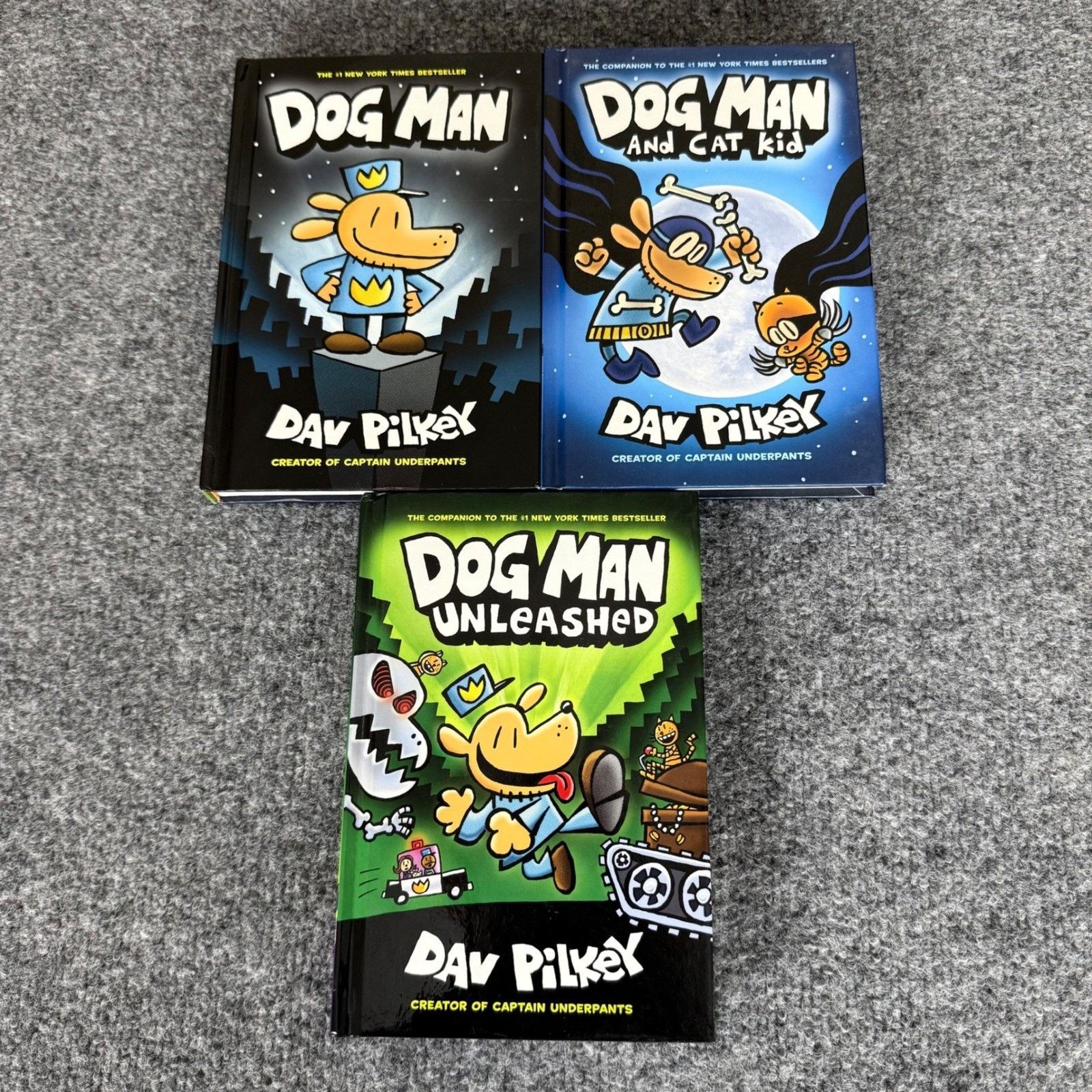 Other Dog Man Books Dav Pilkey Unleashed Cat Kid Novels Hardcover Size ONE SIZE - 1 Thumbnail