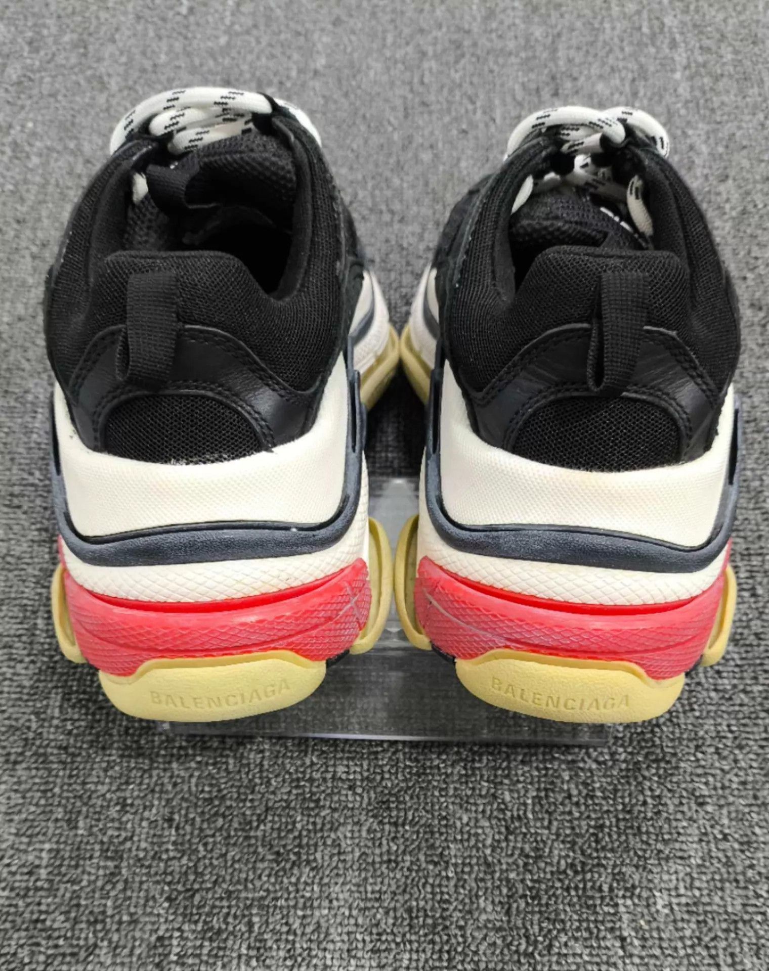 Balenciaga Balenciaga Women's Black Red Dad Sneakers 37 Size US 7 / IT 37 - 6 Thumbnail