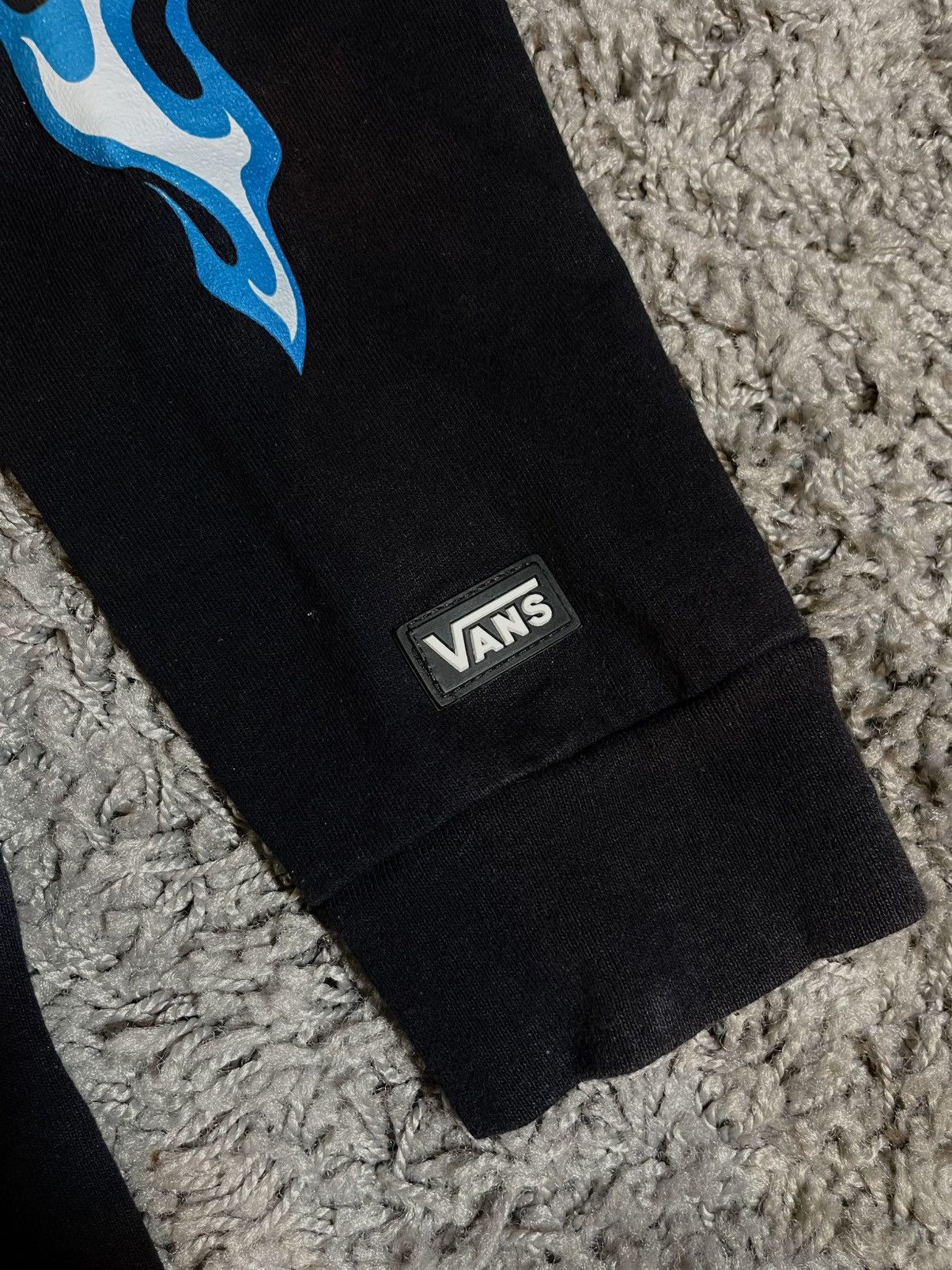 Vans × Wtaps WTAPS x Vans Flames Waffle Lover Club L/S T-Shirt Black Blue Size US M / EU 48-50 / 2 - 5 Thumbnail