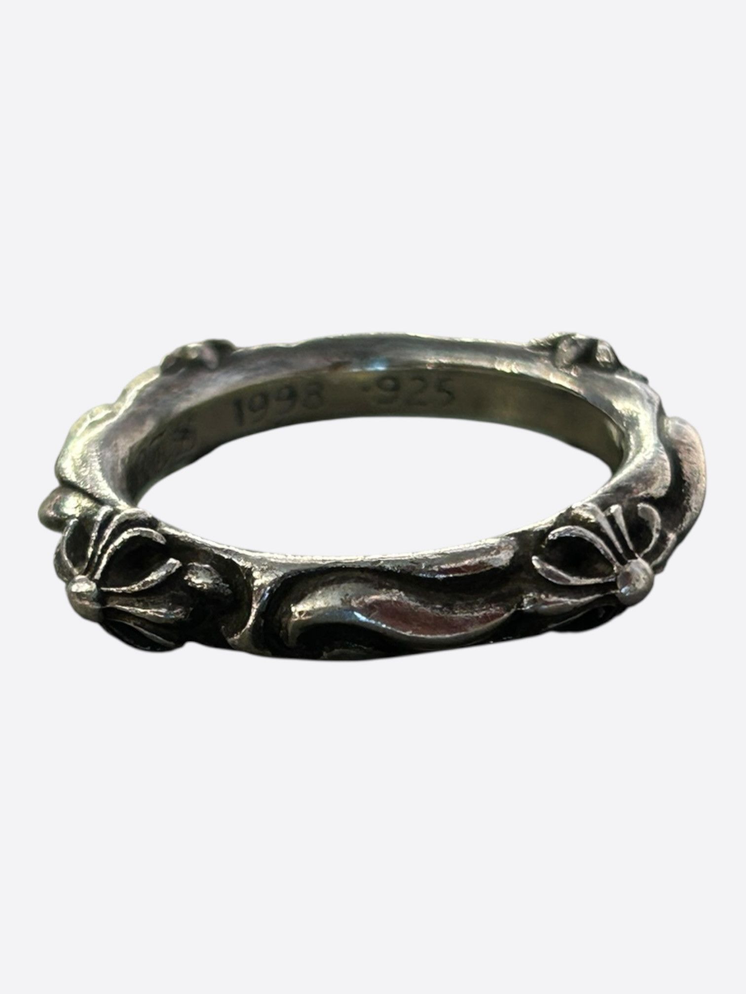 Chrome Hearts Chrome Hearts Silver SBT Plus Cross Ring Size ONE SIZE - 1 Thumbnail
