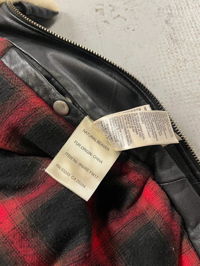Diesel FW2017 Diesel Multi Zip Shearling Collar Black Leather Jacket Size US L / EU 52-54 / 3 - 14 Thumbnail