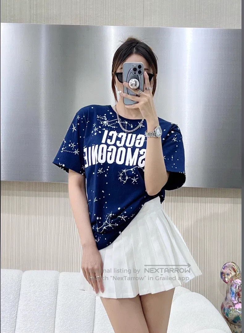Gucci Gucci Constellation pattern printed round-neck pullover sh Size US S / EU 44-46 / 1 - 7 Thumbnail