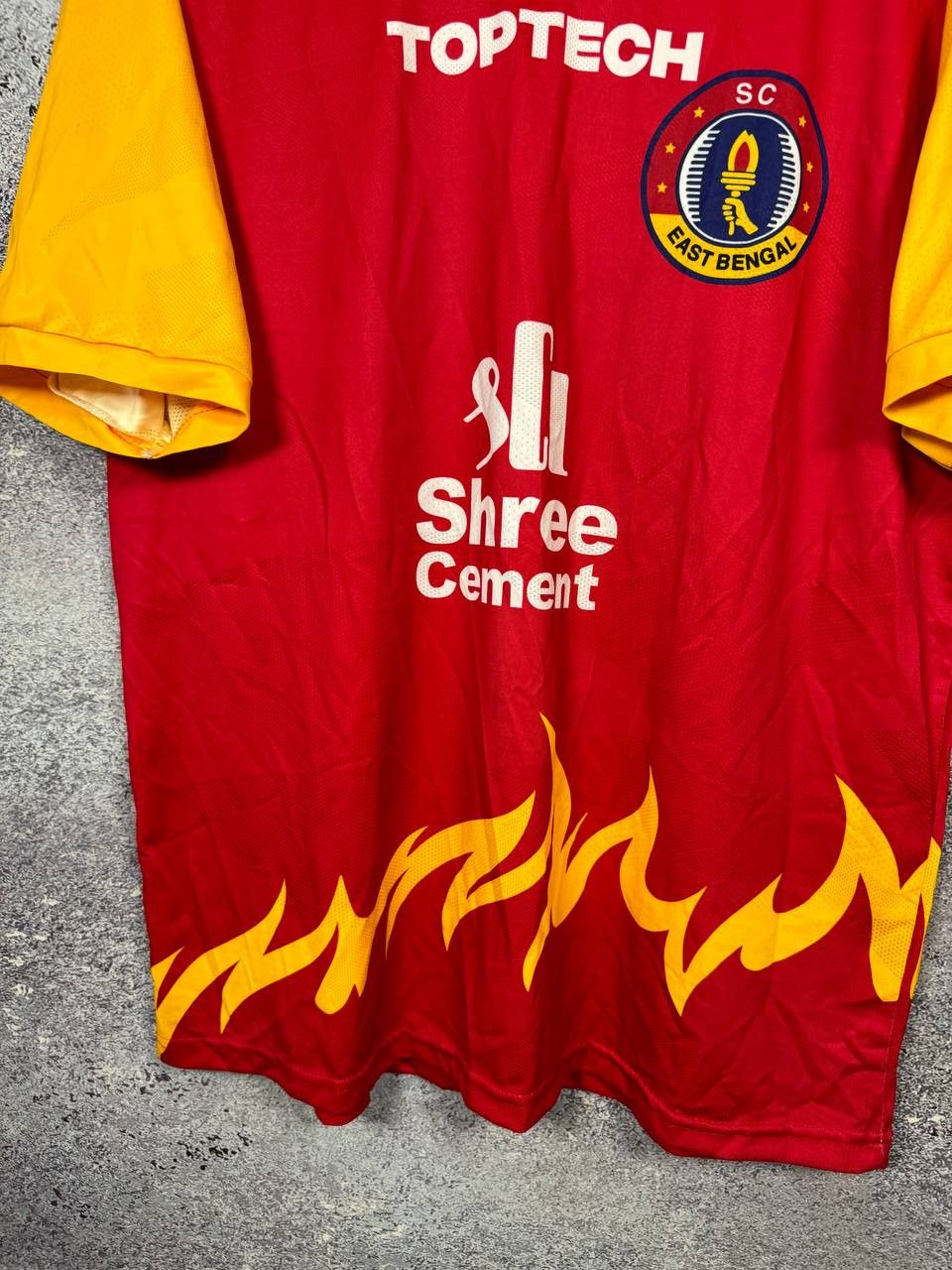 Vintage Matchworn SC East Bengal 2019/20 Toptech Soccer Jersey Size US XXL / EU 58 / 5 - 7 Thumbnail