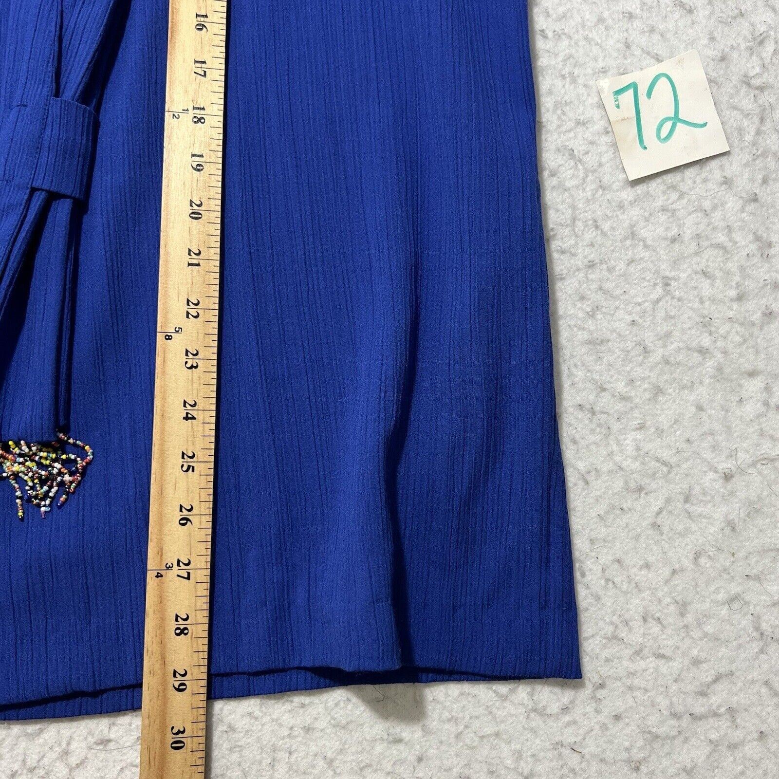 Vintage Vintage GW Originals 40 Open Front Blazer Blue Pockets USA Size M / US 6-8 / IT 42-44 - 10 Thumbnail