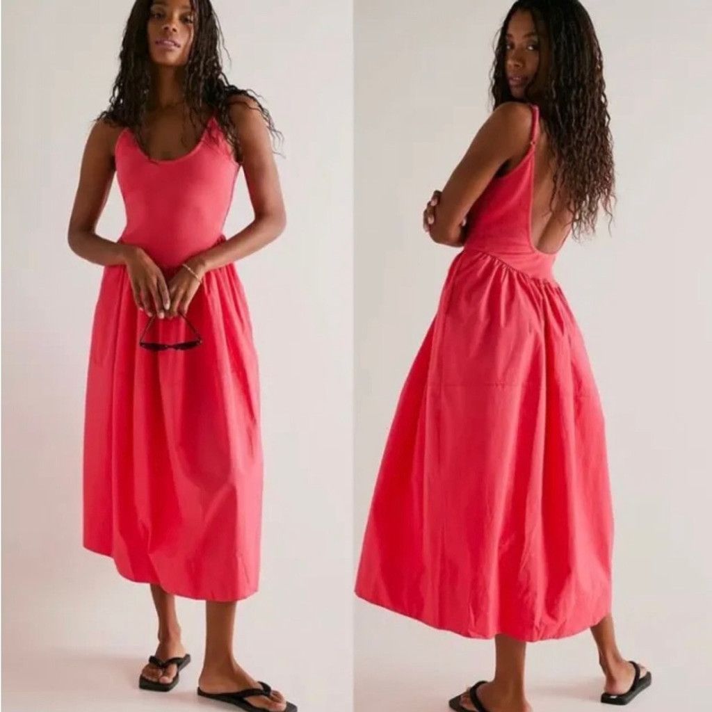 Free People Free People Dylan Midi Dress Size L. B18 Size L / US 10 / IT 46 - 5 Thumbnail