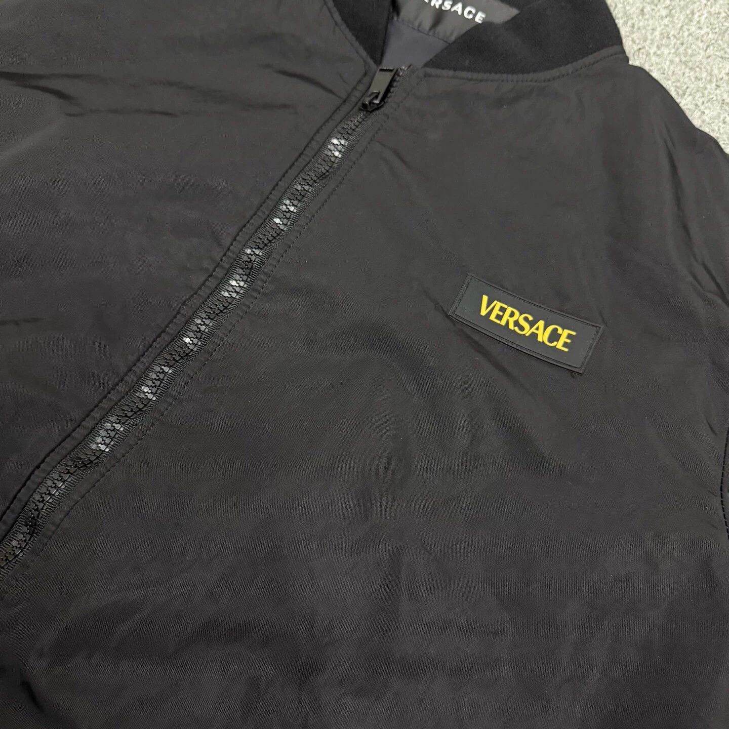 Versace Versace Black Back Gold Medusa Embroidery Cotton Jacket 50 Size US M / EU 48-50 / 2 - 3 Thumbnail