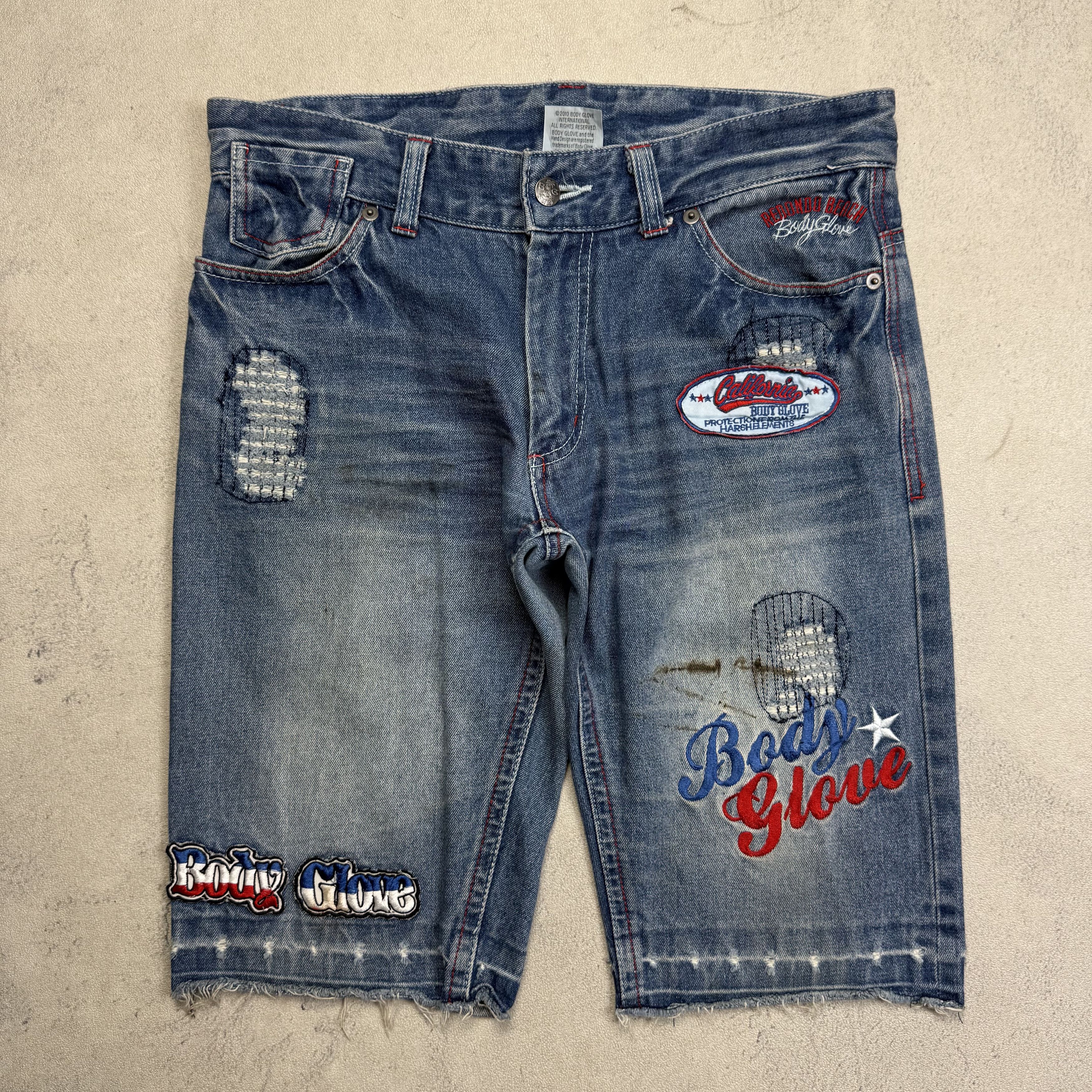 Body Glove Vintage Y2K Body Glove Shorts Jeans Size US 32 / EU 48 - 1 Thumbnail