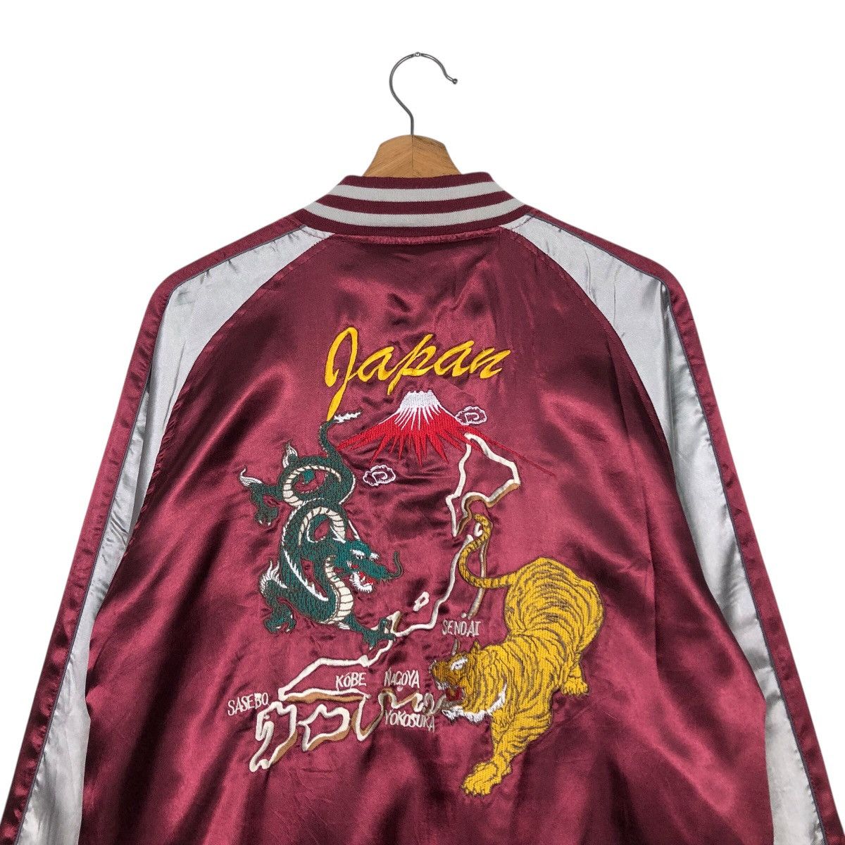 Vintage 📌Vintage Souvenir Sukajan Jacket Embroidered Japan Design Size US L / EU 52-54 / 3 - 10 Thumbnail