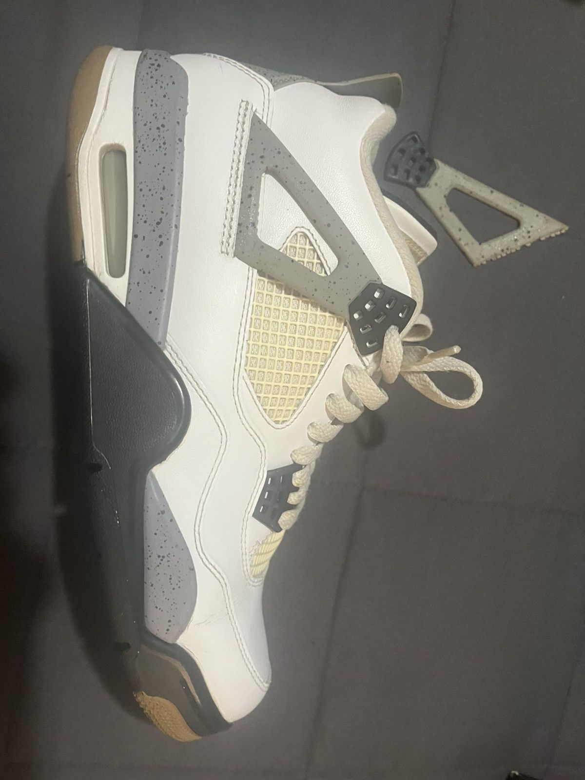 Nike Air Jordan 4 White Cement Size 8 US Size US 8 / EU 41 - 6 Thumbnail