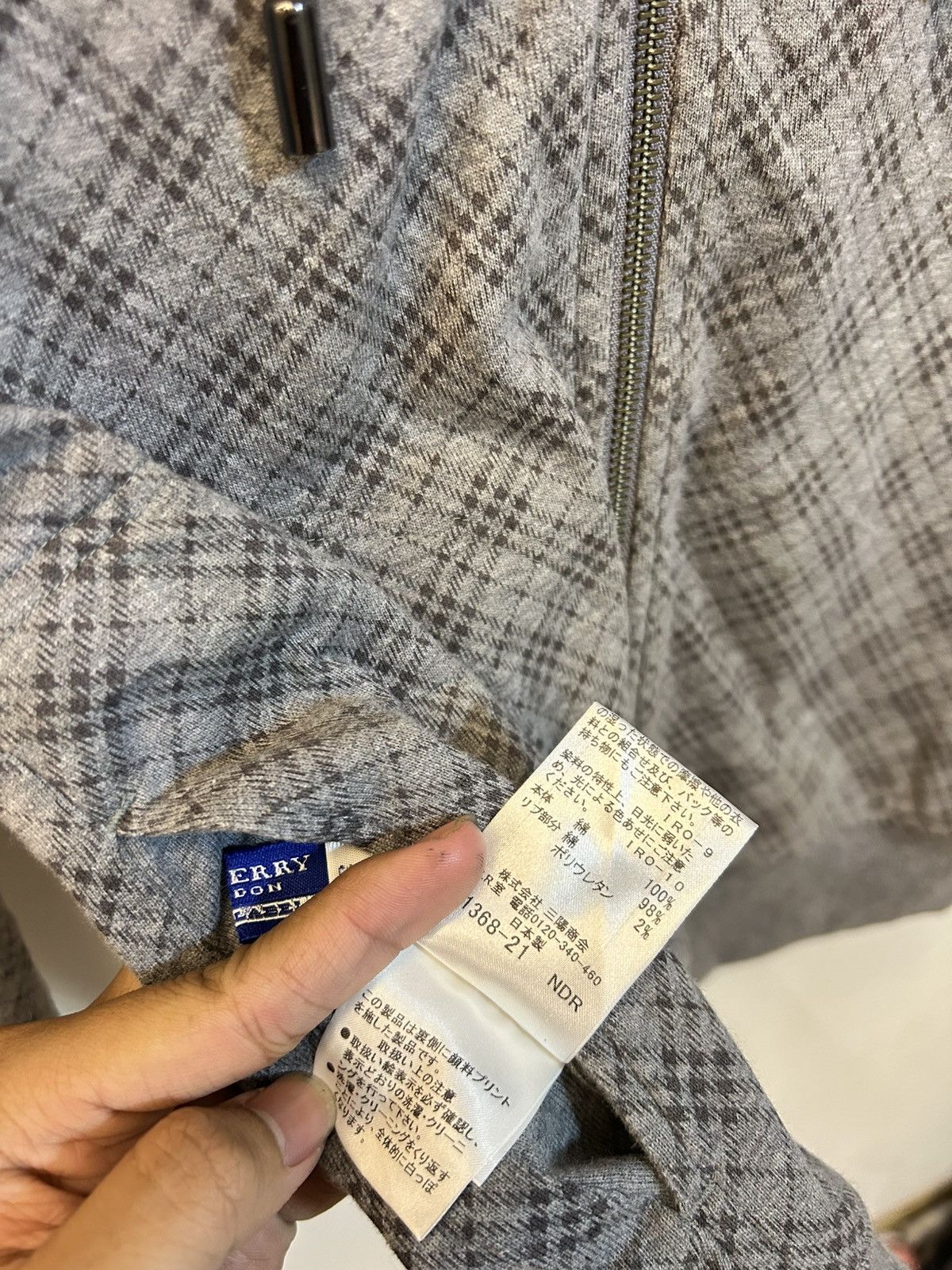Burberry Burberry Blue Label Reversible Nova Check Zip Hoodie - Grey Size US S / EU 44-46 / 1 - 9 Thumbnail