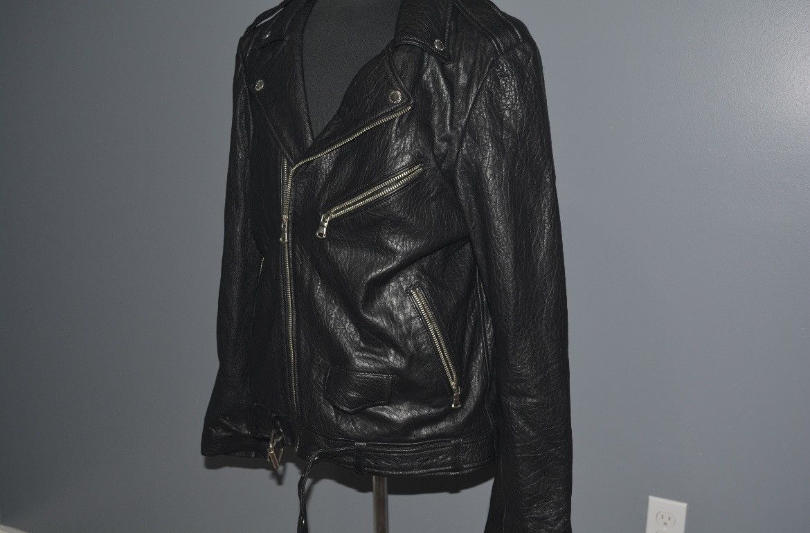 Stolen Girlfriends Club Black joey biker leather jacket Size US XL / EU 56 / 4 - 2 Thumbnail