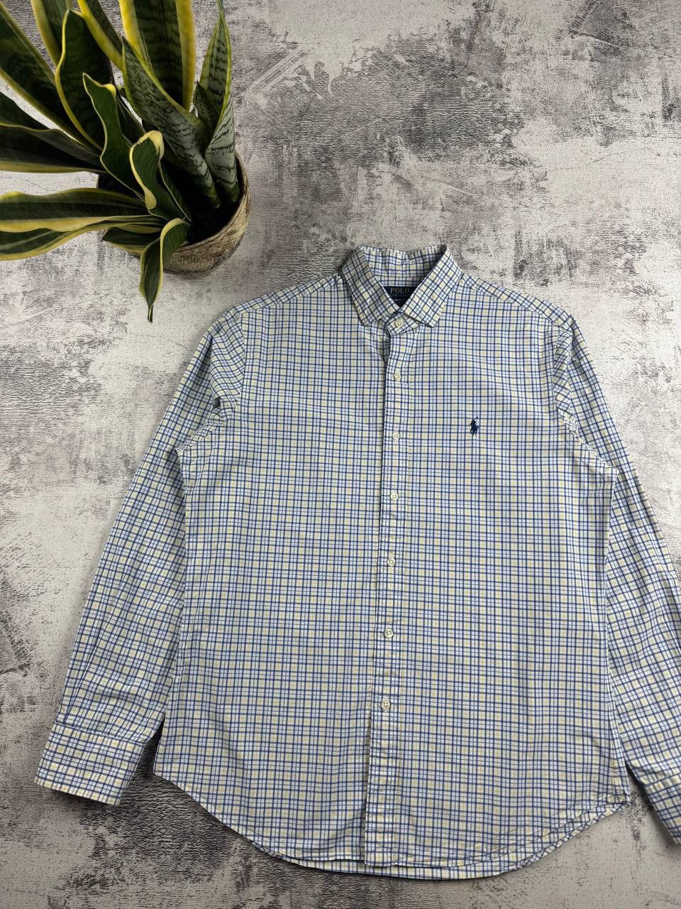 Polo Ralph Lauren Polo Ralph Lauren Large Size Checked Button Slim Fit Classic LongSleeve Shirt Size US L / EU 52-54 / 3 - 4 Thumbnail