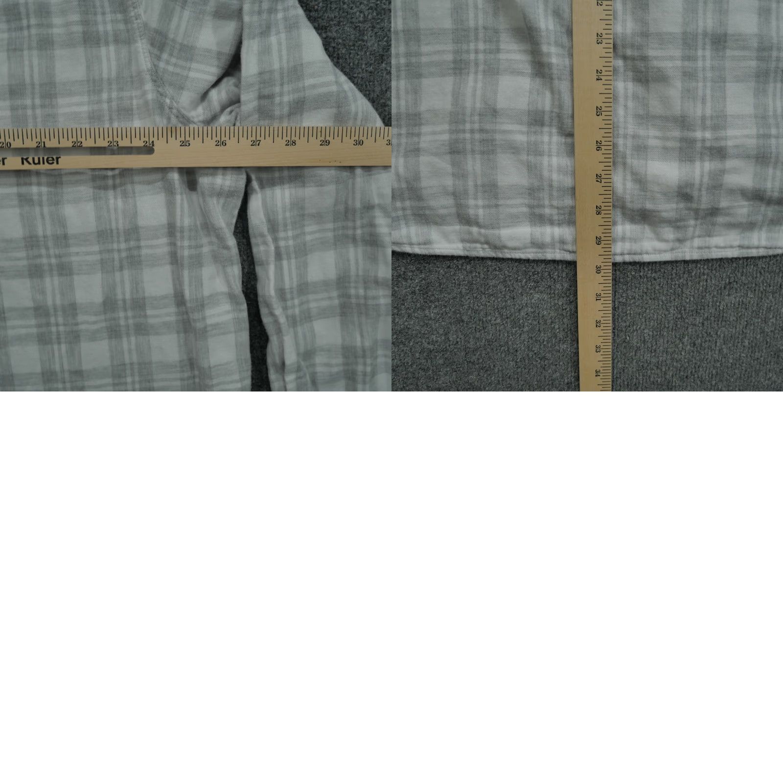 Vineyard Vines Vineyard Vines Shirt Mens 2XL Gray White Plaid Button Classic Fit Knit Cotton Long Sleeve Button-Down Collar Vintage Preppy Casual Size US XXL / EU 58 / 5 - 8 Thumbnail