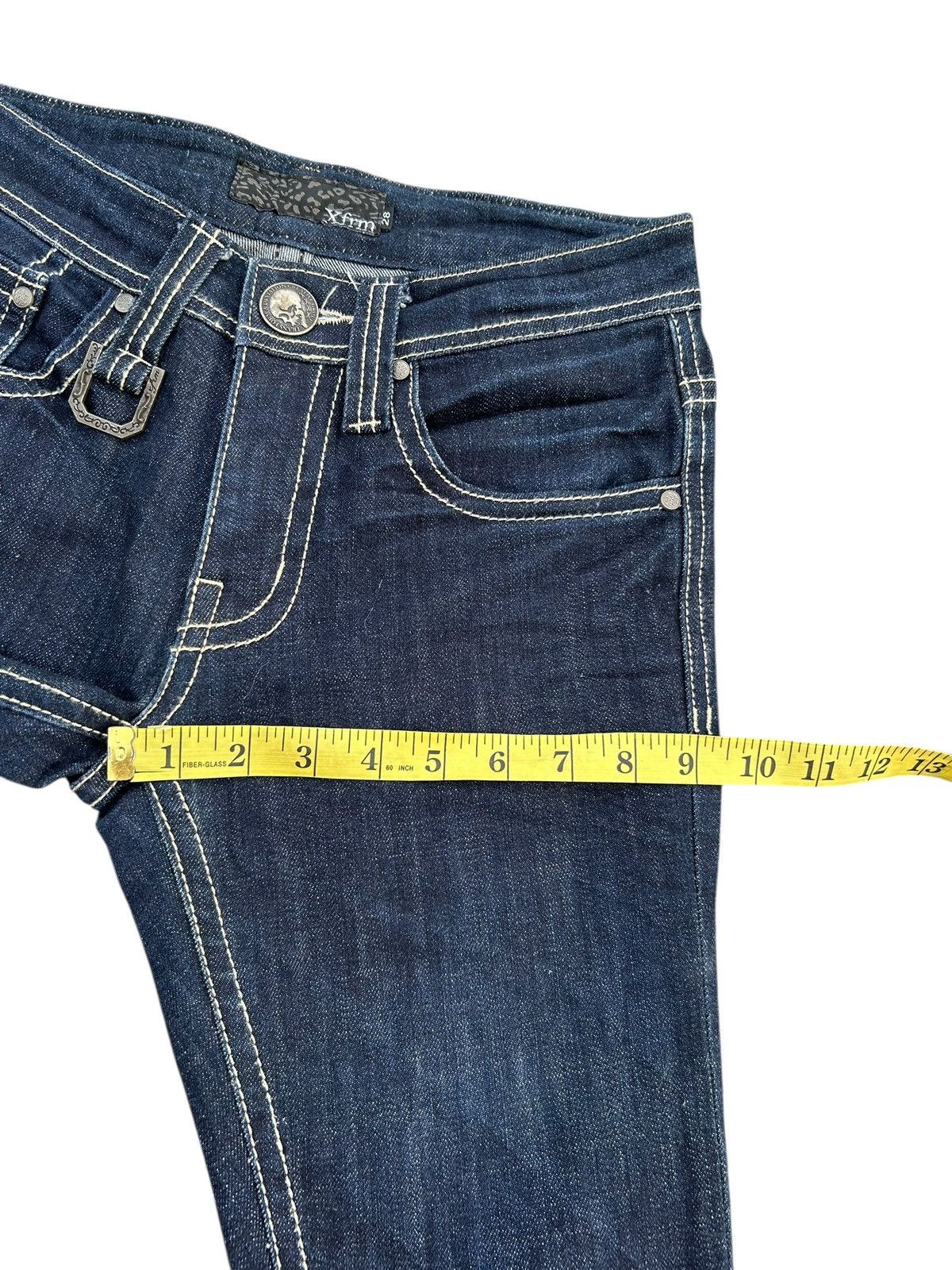 If Six Was Nine Skull Xfrm Japanese Punk Bondage Denim jeans Size US 28 / EU 44 - 16 Thumbnail