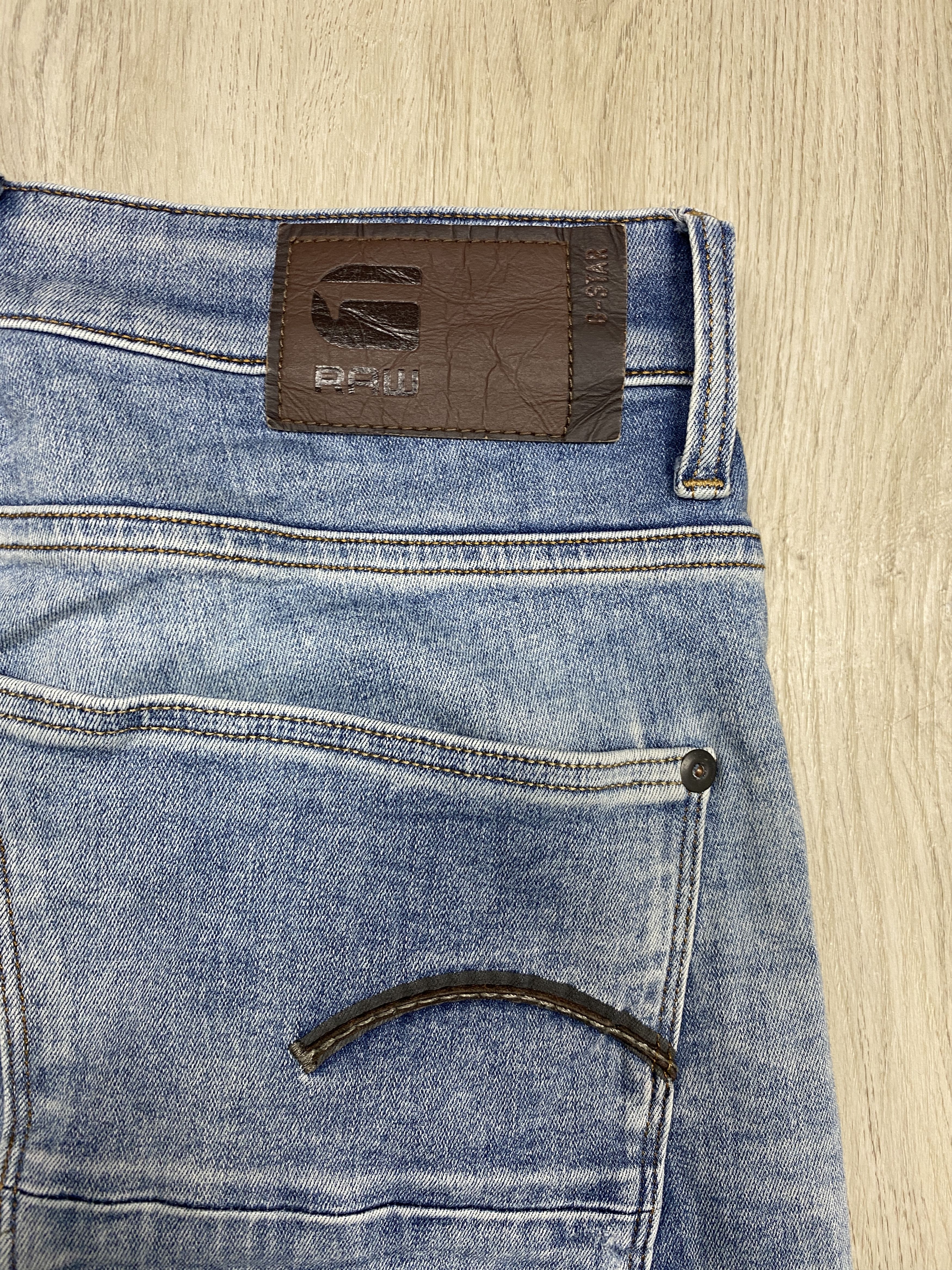 G-Star G Star Raw Mens Revend Skinny Denim Pants Jeans Size US 33 - 8 Thumbnail