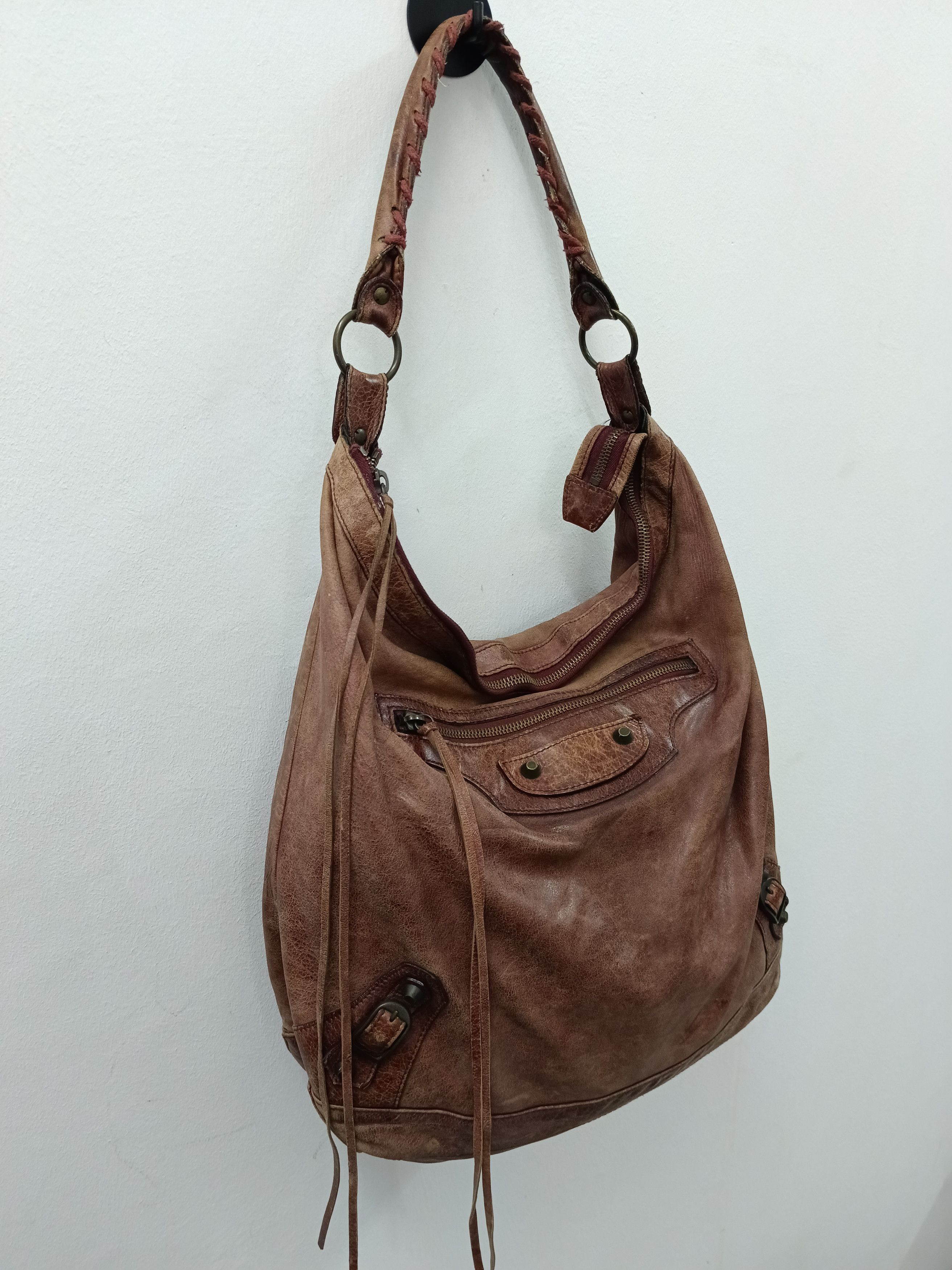 Balenciaga Balenciaga Motocross Classic Day Hobo Bag Size ONE SIZE - 5 Thumbnail