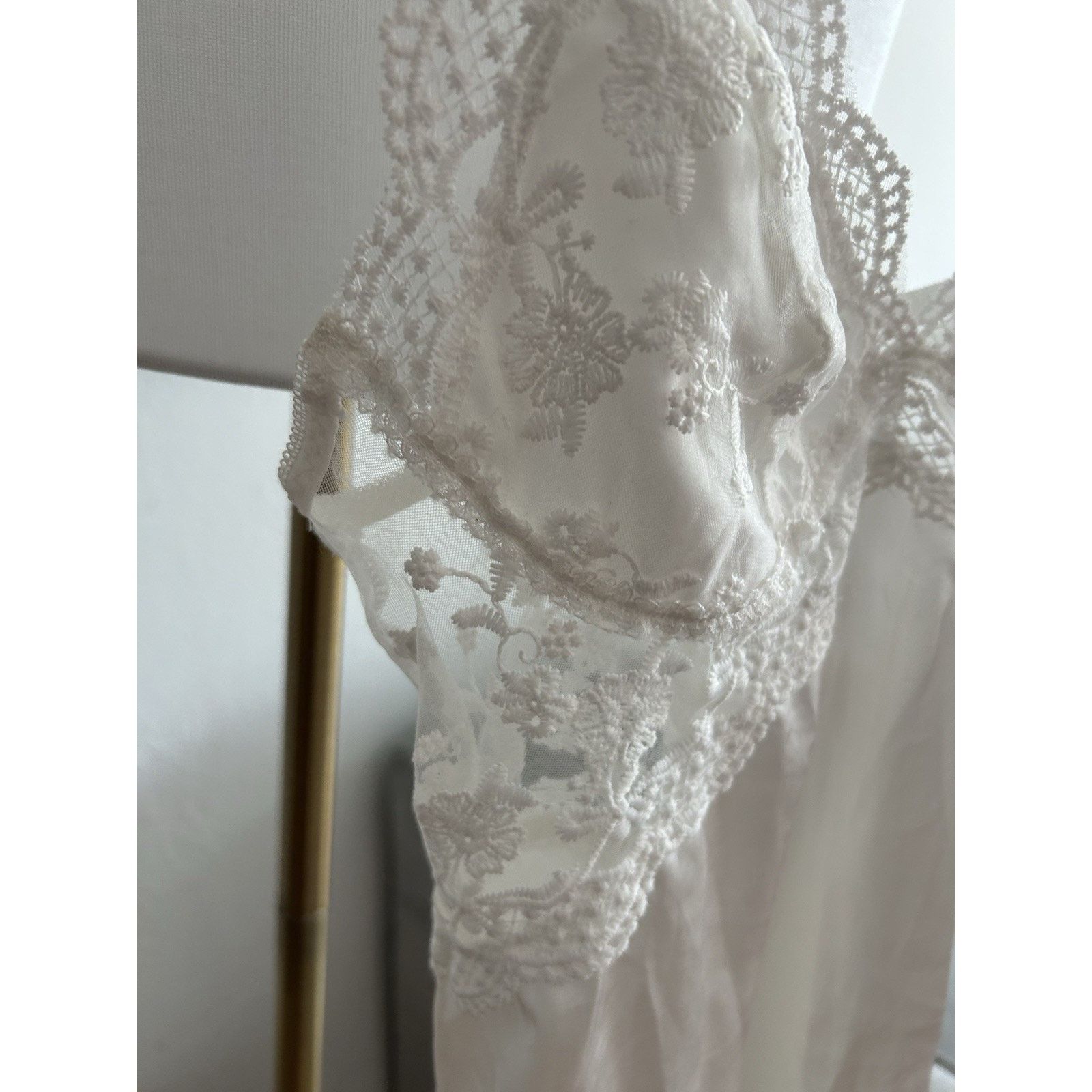 & Other Stories White Y2K Lace Babydoll Dress Fairly Femenine Dainty S/M Size ONE SIZE - 4 Thumbnail