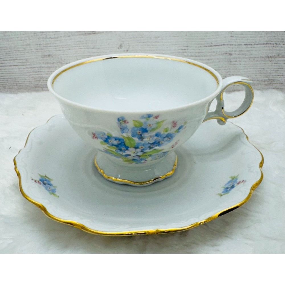 Other Schumann Bavaria Arzberg Blue Flower Porcelain Demitasse Cup Size ONE SIZE - 1 Thumbnail