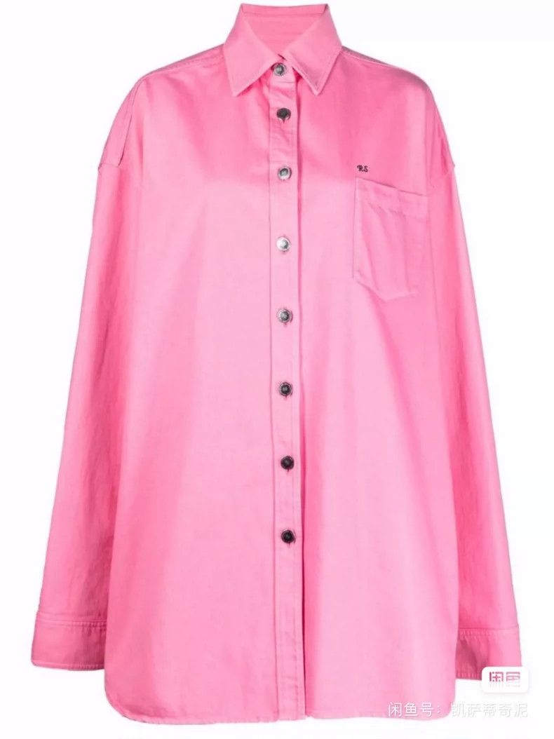 Raf Simons Raf simons 21aw pink denim shirt Size US XS / EU 42 / 0 - 1 Thumbnail