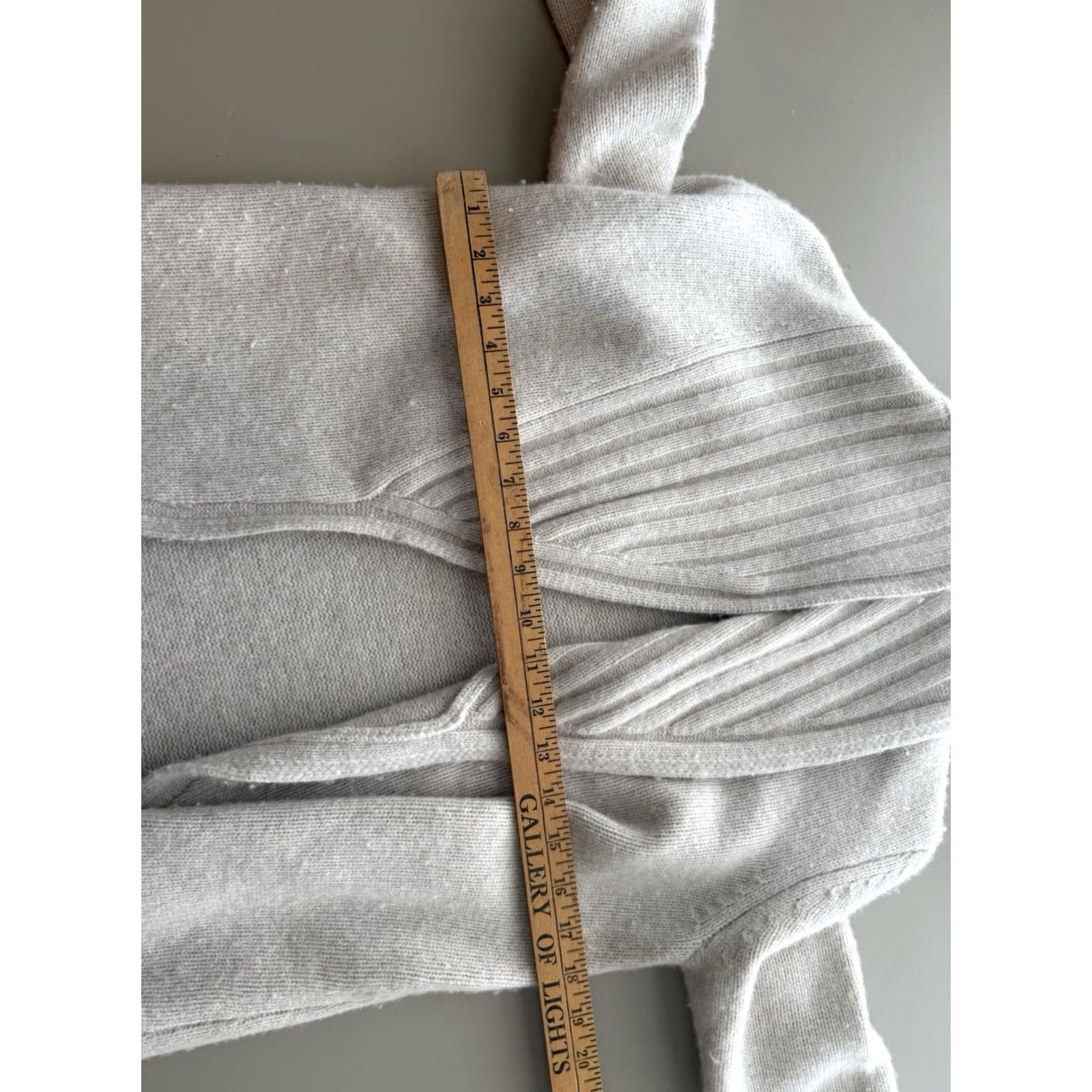 Talbots Talbots Petites Cream Wool Blend Cardigan Classic Small Preppy Classy Open Size S / US 4 / IT 40 - 6 Thumbnail