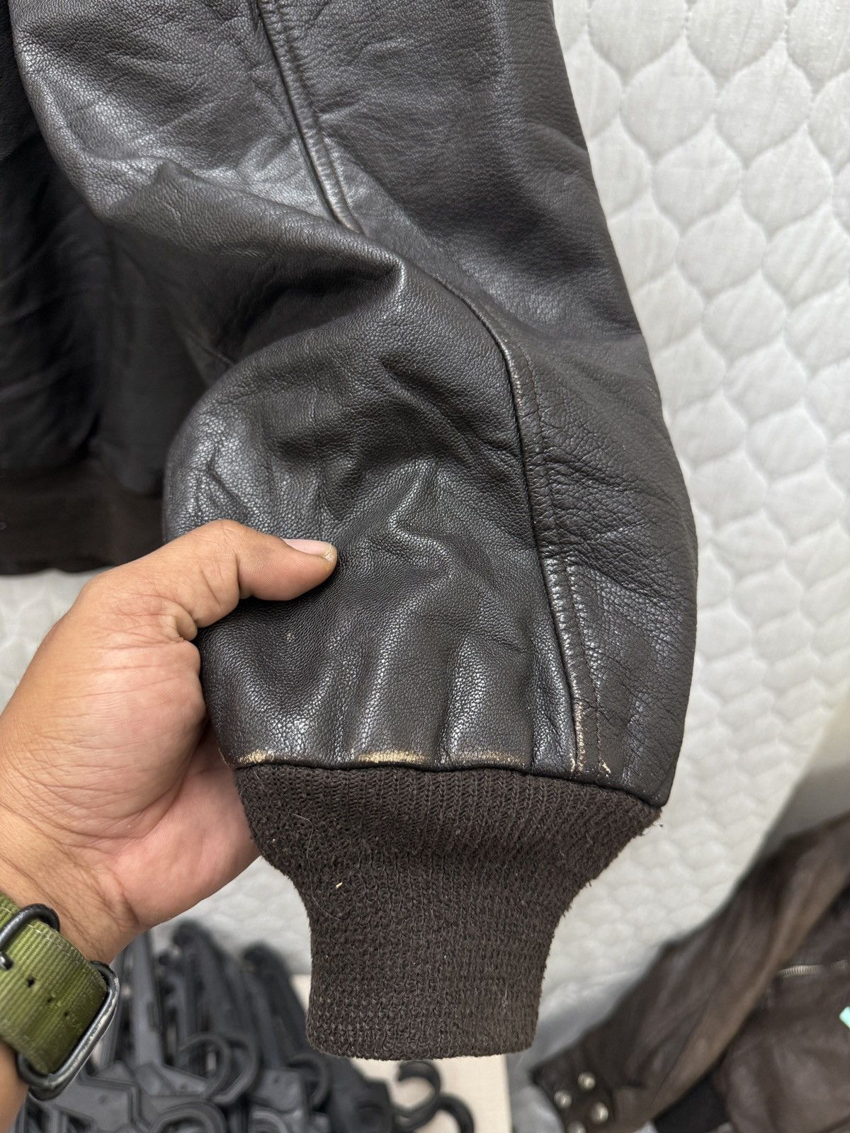 Cooper 🔥🔥🔥ARCHIVE VINTAGE COOPER US ARMY A2 LEATHER JACKET Size US M / EU 48-50 / 2 - 16 Thumbnail