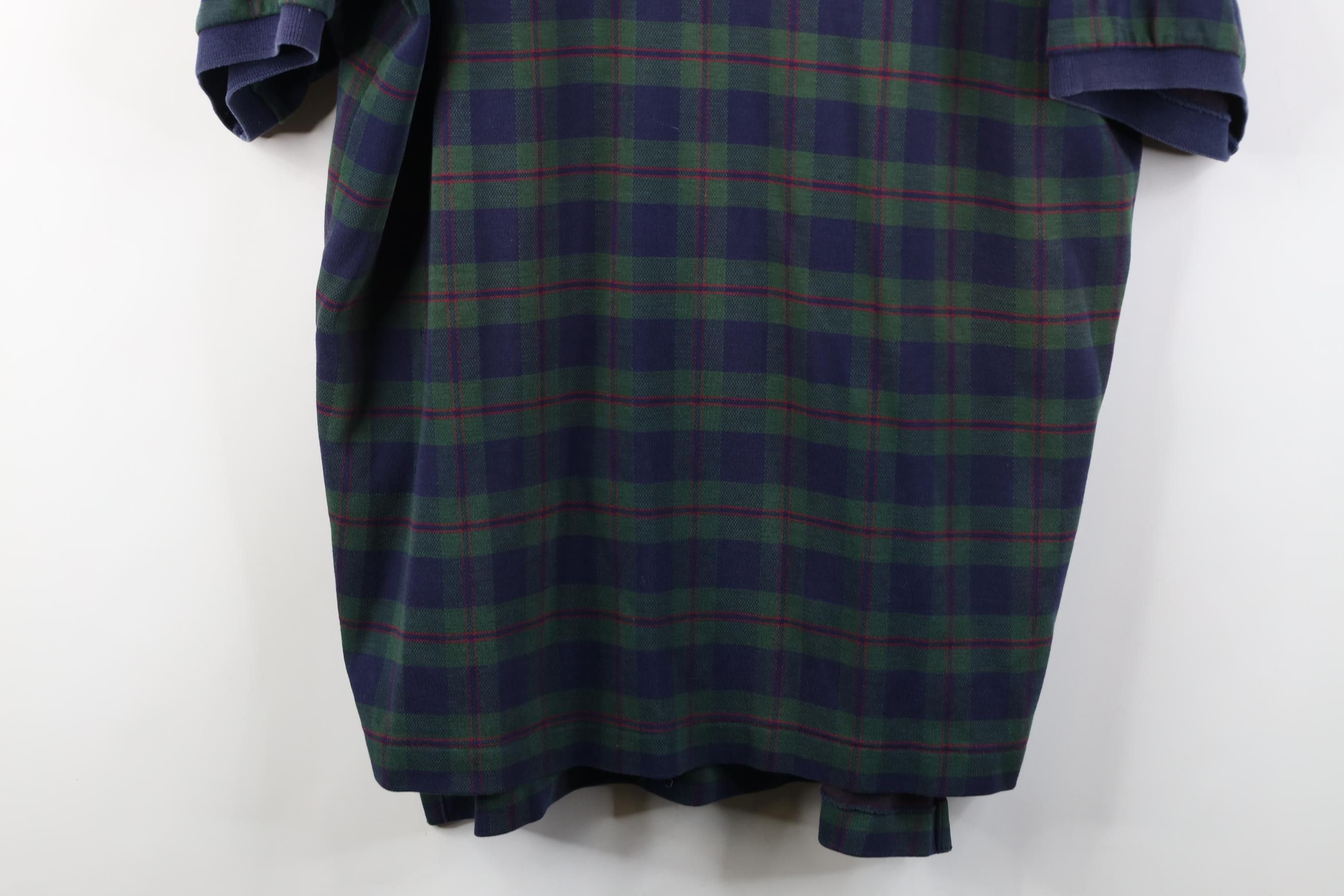 Polo Ralph Lauren Vintage 90s Polo Golf Ralph Lauren Polo Shirt Plaid Cotton Size US XL / EU 56 / 4 - 3 Thumbnail