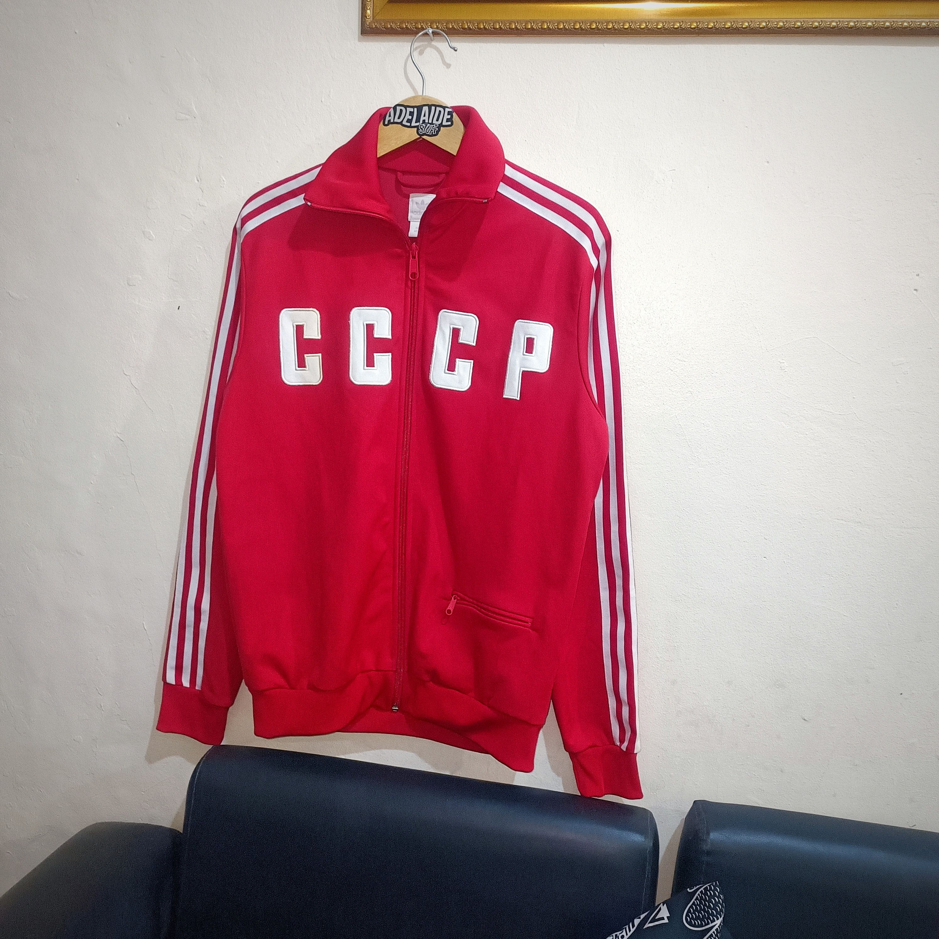 Adidas Tracktop Adidas CCCP Size US S / EU 44-46 / 1 - 1 Thumbnail