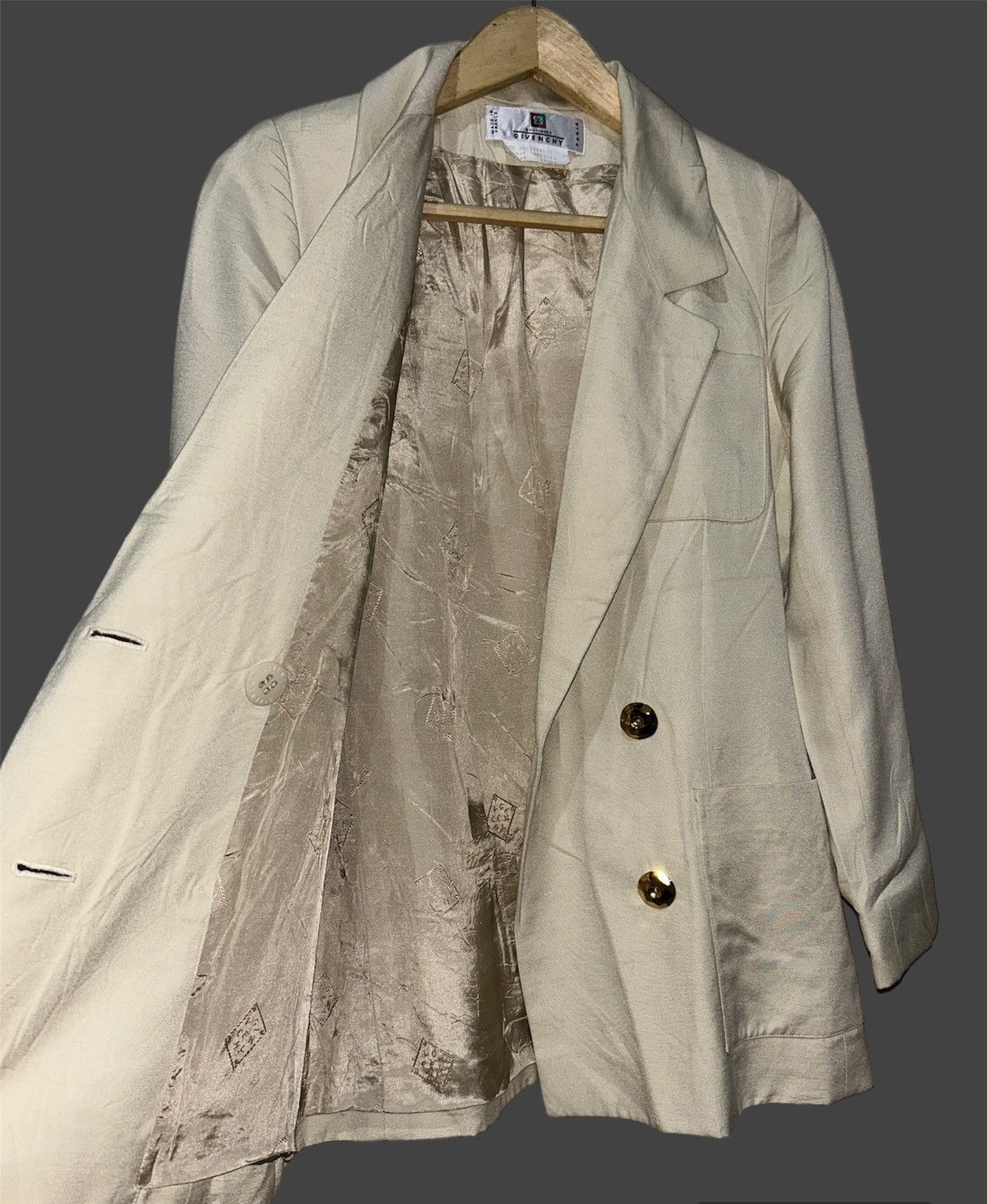 Givenchy Givenchy Blazer Woman Ivory Size XS / US 0-2 / IT 36-38 - 3 Thumbnail