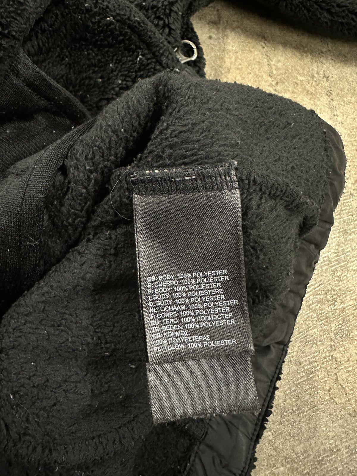The North Face Crazy Y2K The North Face Deep Pile Black Fleece Jacket Size S / US 4 / IT 40 - 10 Thumbnail