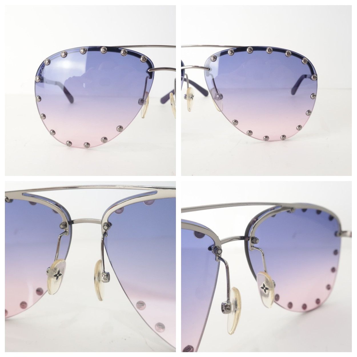 Louis Vuitton Louis Vuitton Pink Violet Party Sunglasses Size ONE SIZE - 16 Thumbnail
