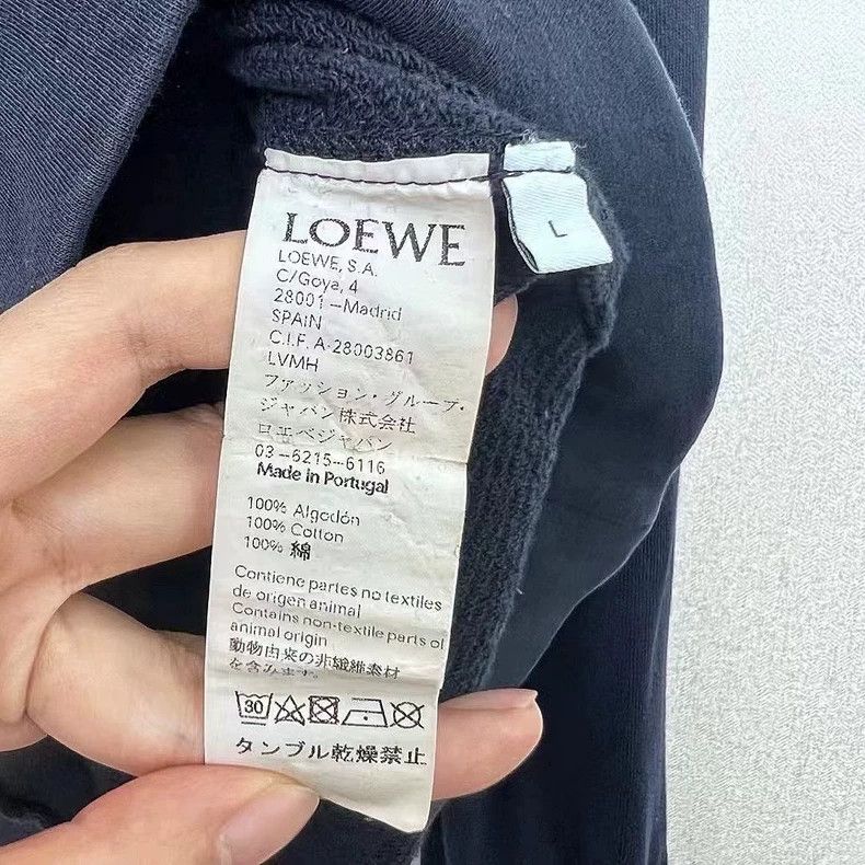 Loewe LOEWE Make an old tassel logo embroidered hoodie Size L / US 10 / IT 46 - 5 Thumbnail