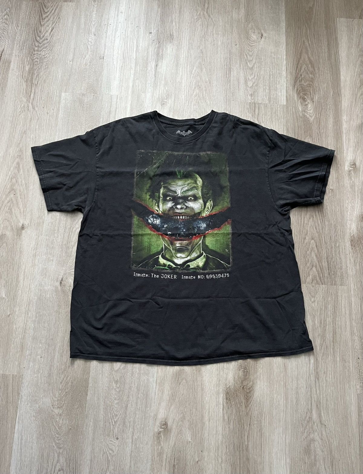 Vintage Batman Arkham Asylum Inmate The Joker T Shirt