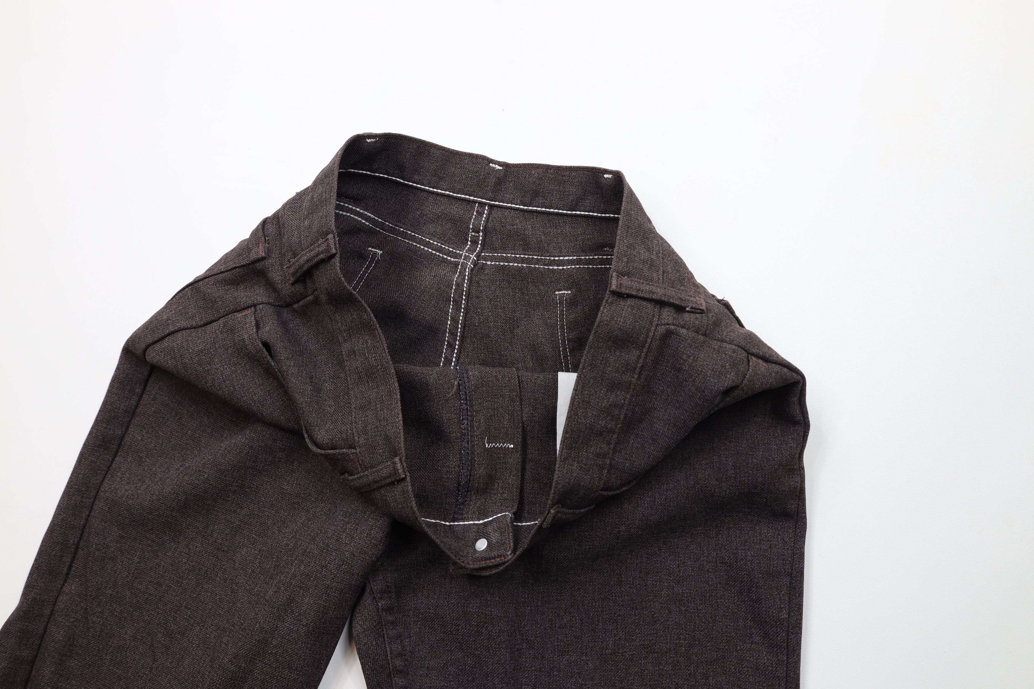 Vintage × Wrangler Vinage 70s Wrangler Flared Wide Leg Chino Pants Purple USA Size US 34 / EU 50 - 7 Thumbnail