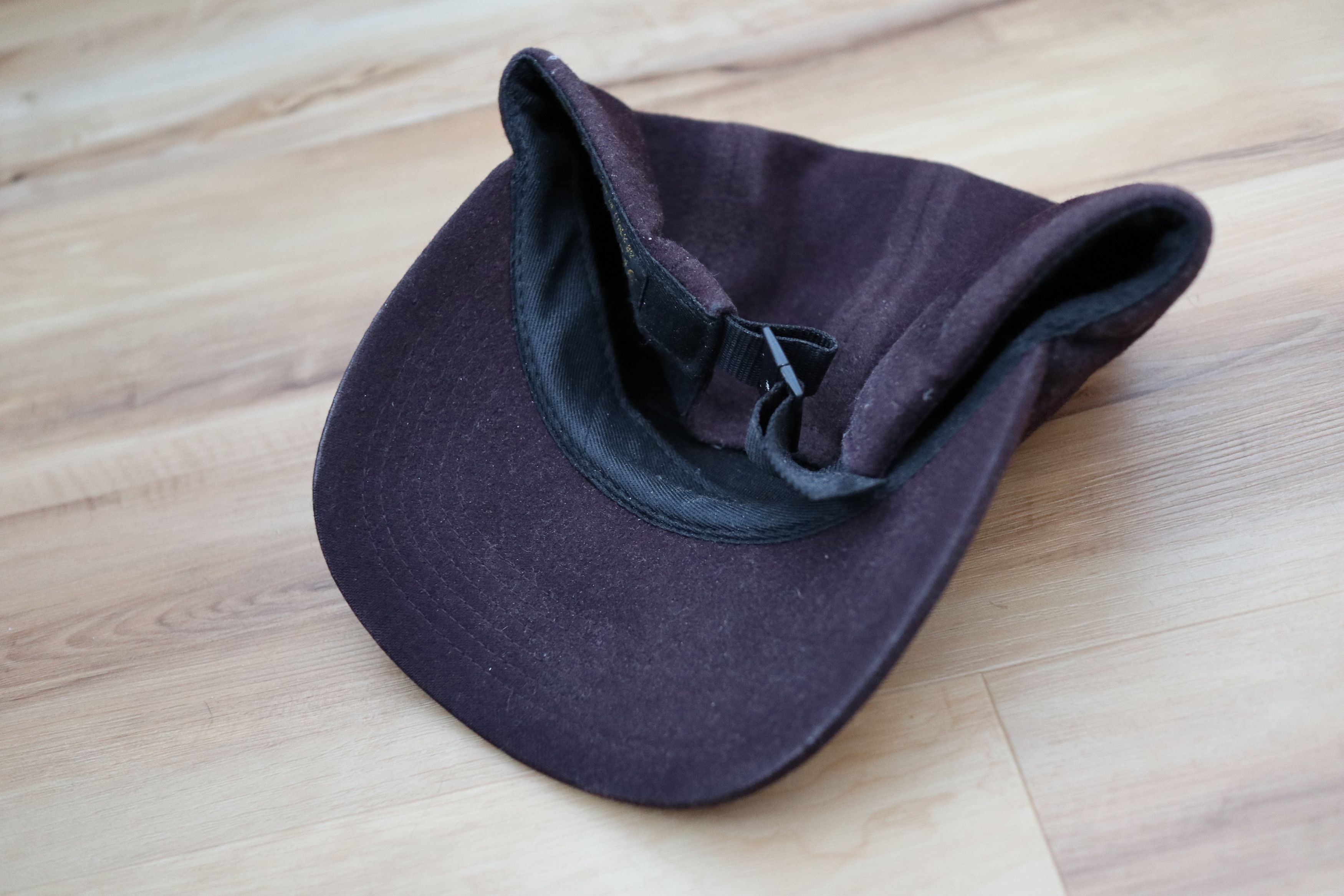 Supreme Supreme Loro Piana Maroon Wool Camp Cap Hat FW13 Size ONE SIZE - 2 Thumbnail