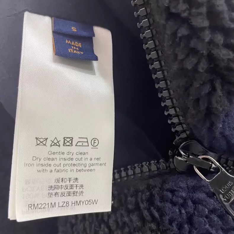 Louis Vuitton louis vuitton Blue double block lambswool teddy jacket 250 Size US S / EU 44-46 / 1 - 5 Thumbnail
