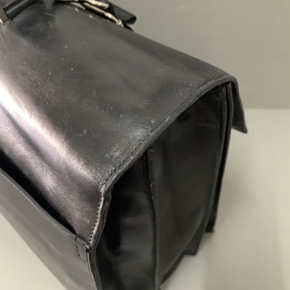 Prada Prada Vintage Leather Briefcase Bag Size ONE SIZE - 8 Thumbnail